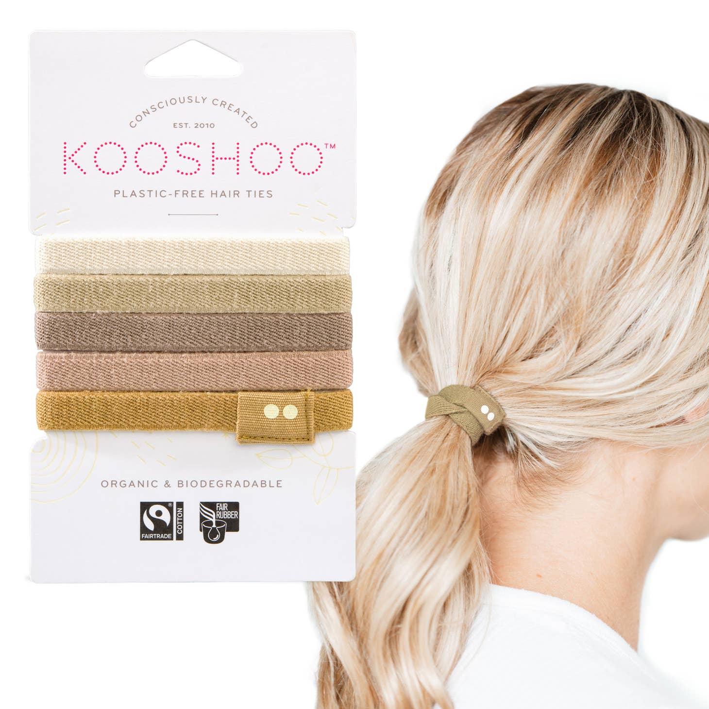 Plastic-free Biodegradable Hair Ties - Image 3