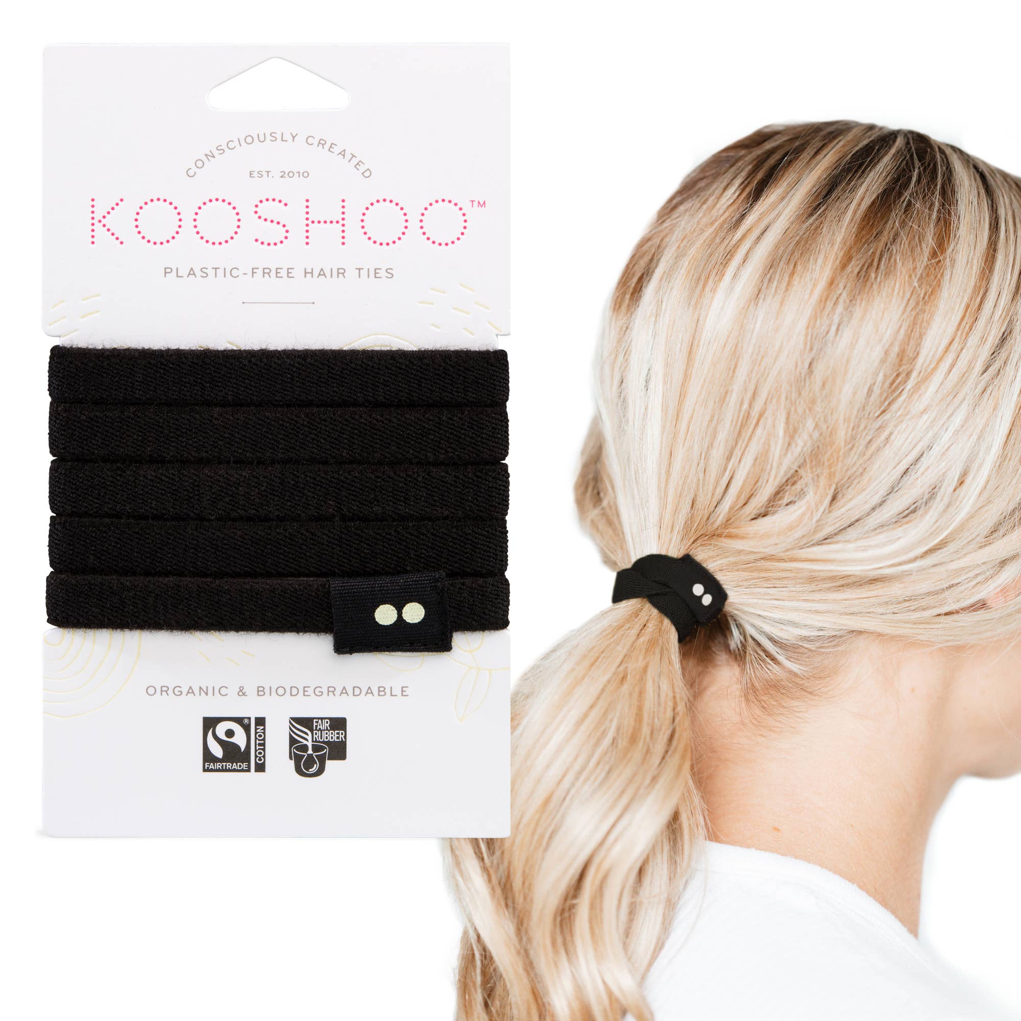 Plastic-free Biodegradable Hair Ties - Image 4