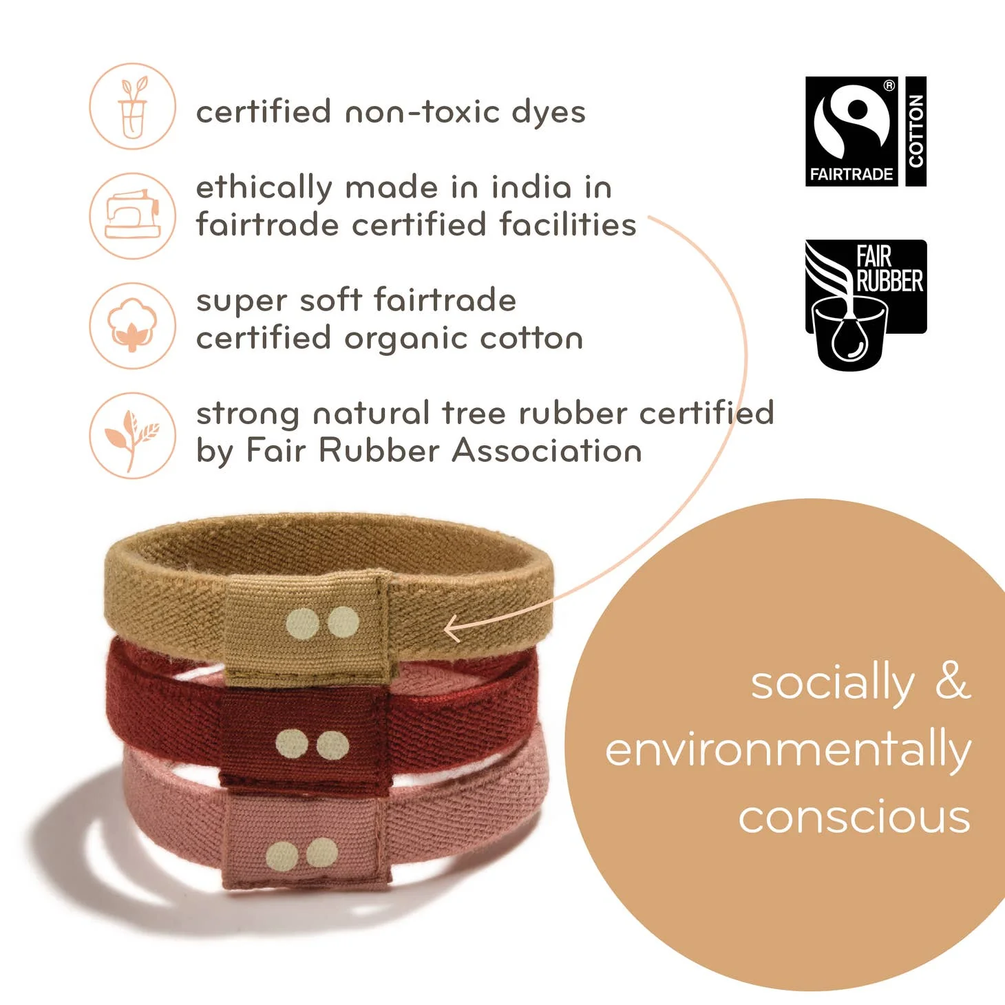 Plastic-free Biodegradable Hair Ties - Image 7