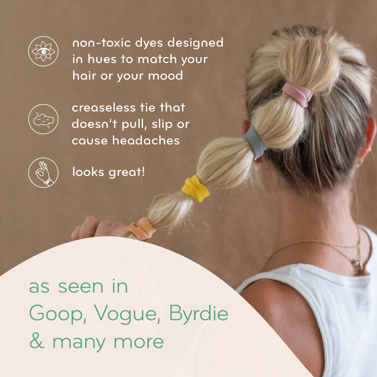 Plastic-free Biodegradable Hair Ties - Image 8