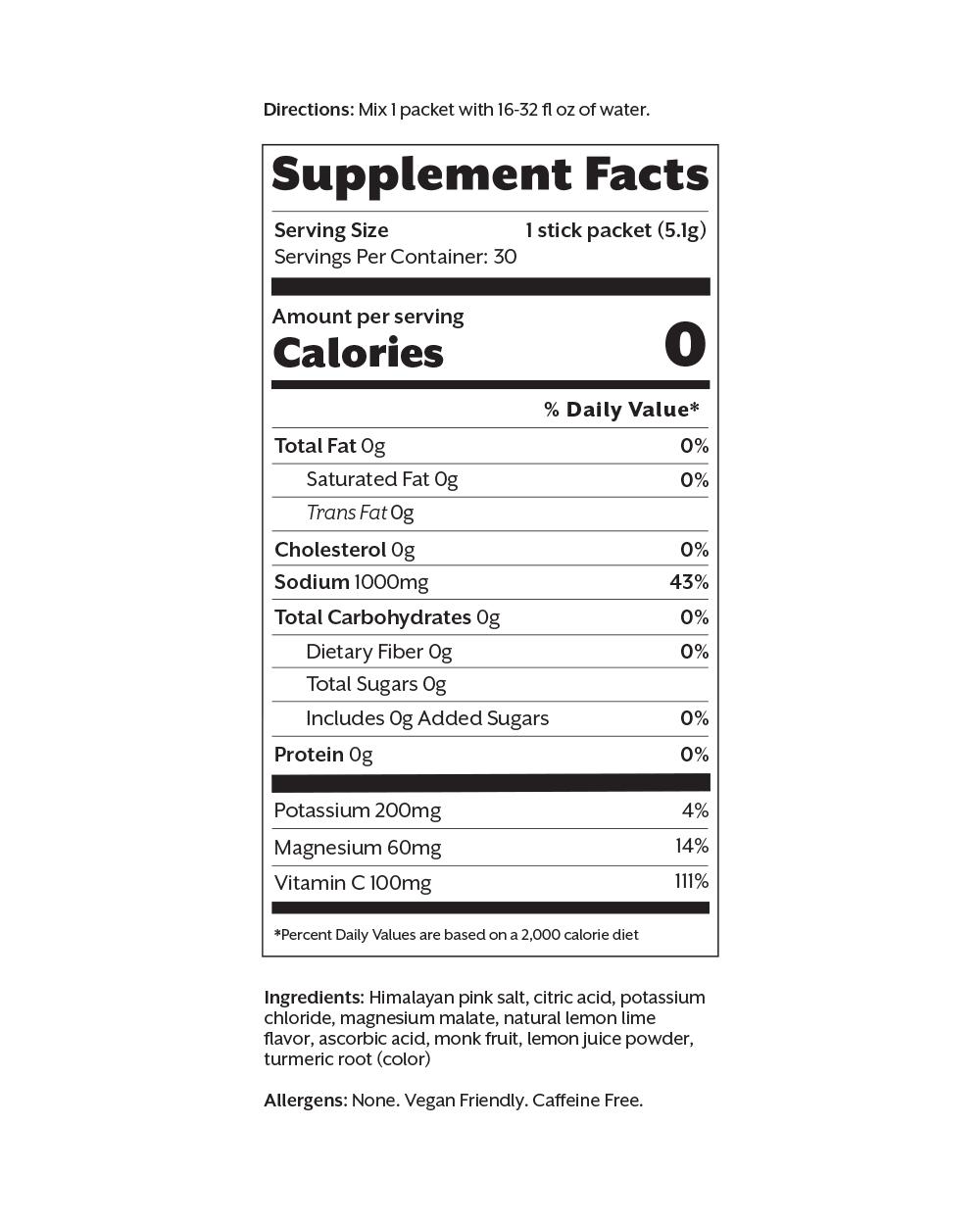 Electrolyte Drink Mix | Lemon Lime - Image 2