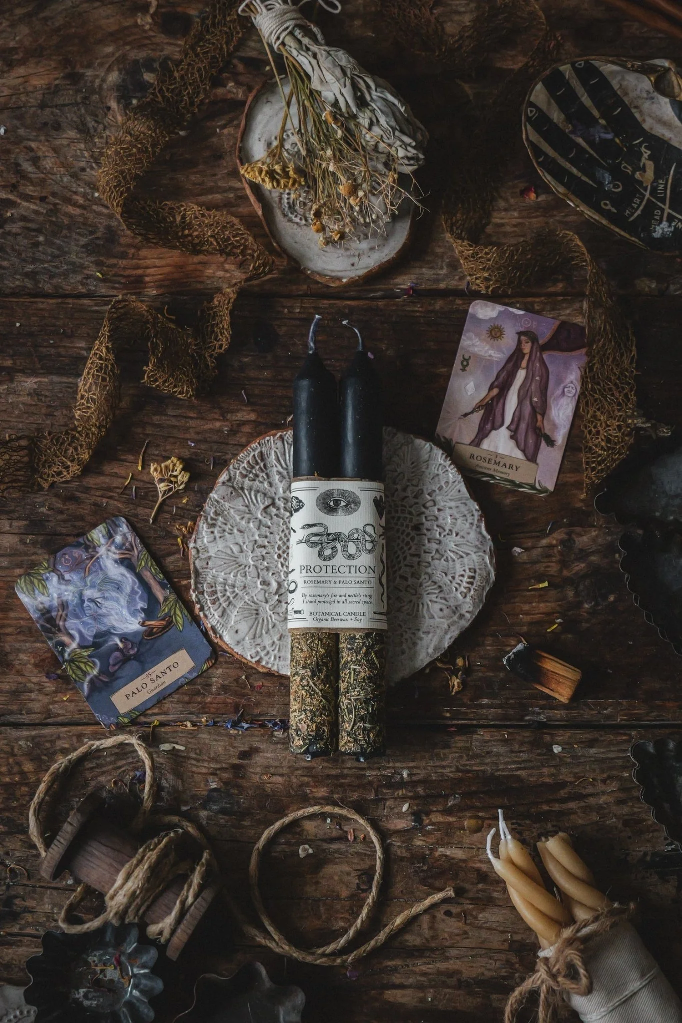 PROTECTION RITUAL CANDLE | Shadow Shield & Transmutation - Image 2