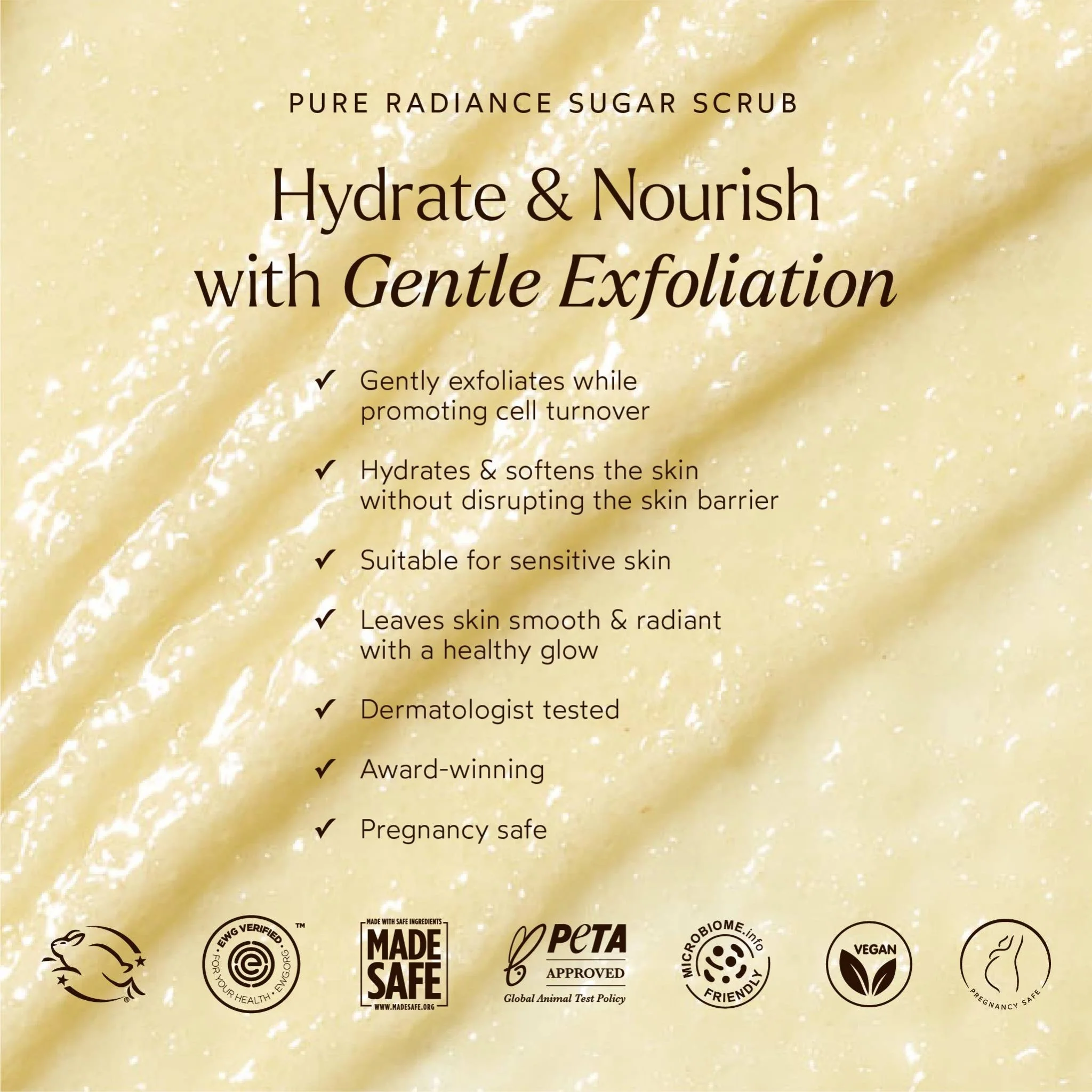 Pure Radiance Sugar Exfoliating Body Scrub - Image 3