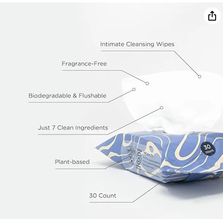 Saalt Intimate Cleansing Wipes - Image 2