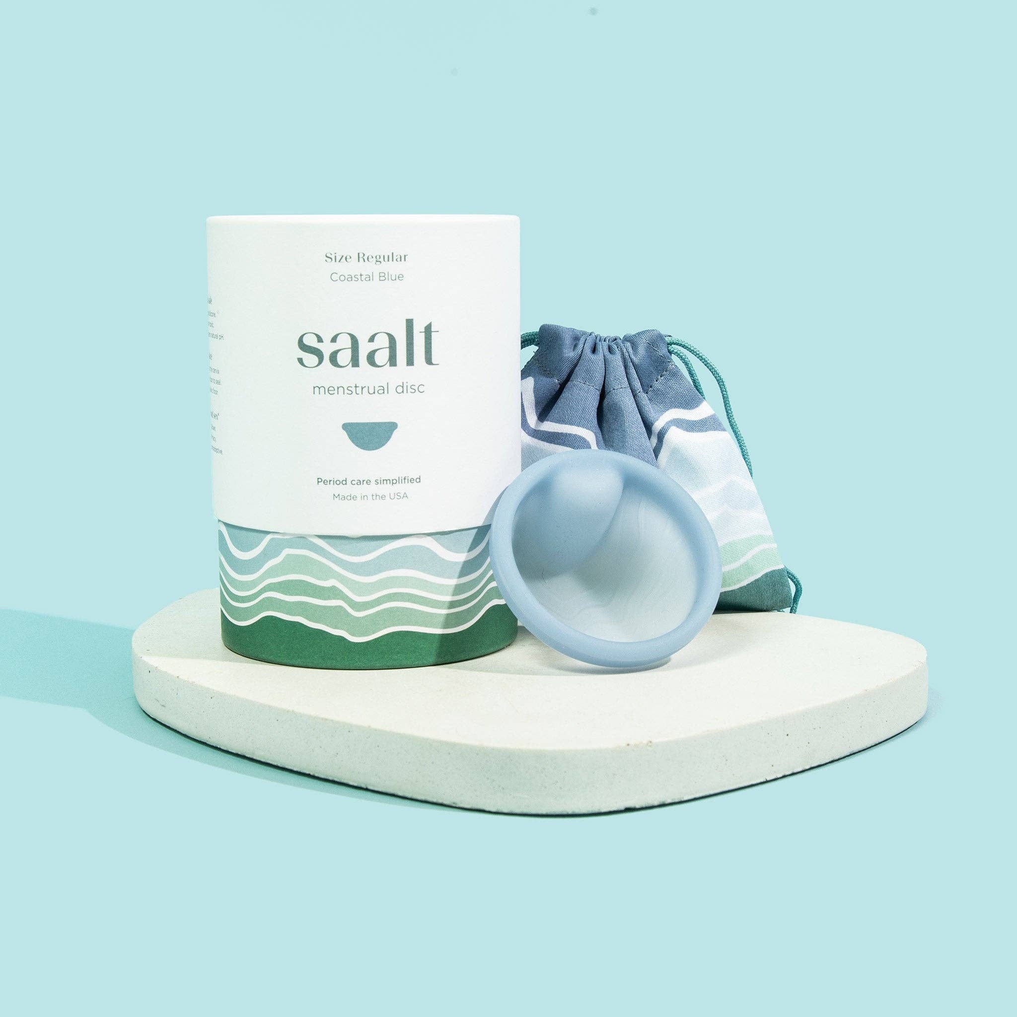 Saalt Menstrual Disc | Coastal Blue - Image 5