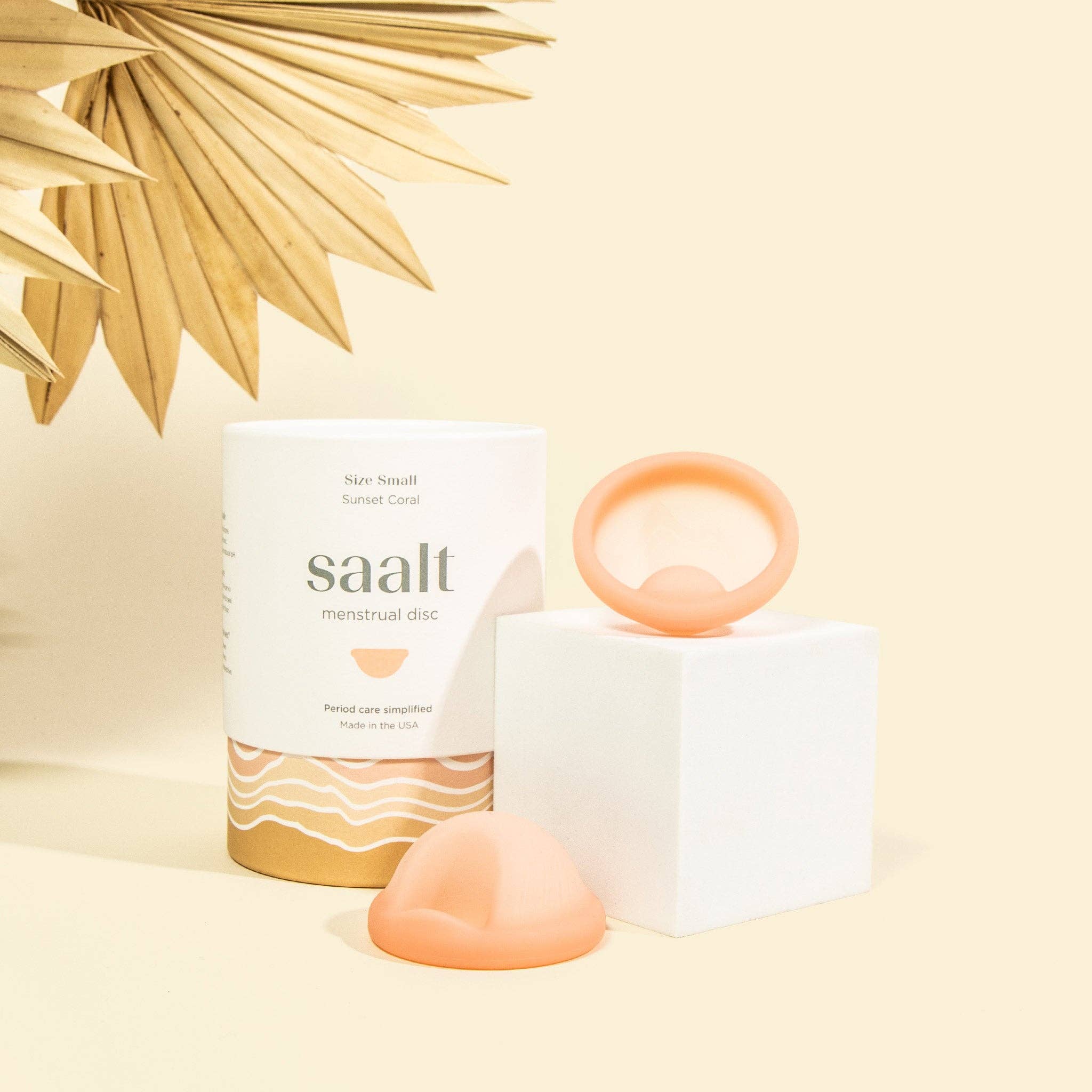 Saalt Menstrual Disc| Sunset Coral - Image 2