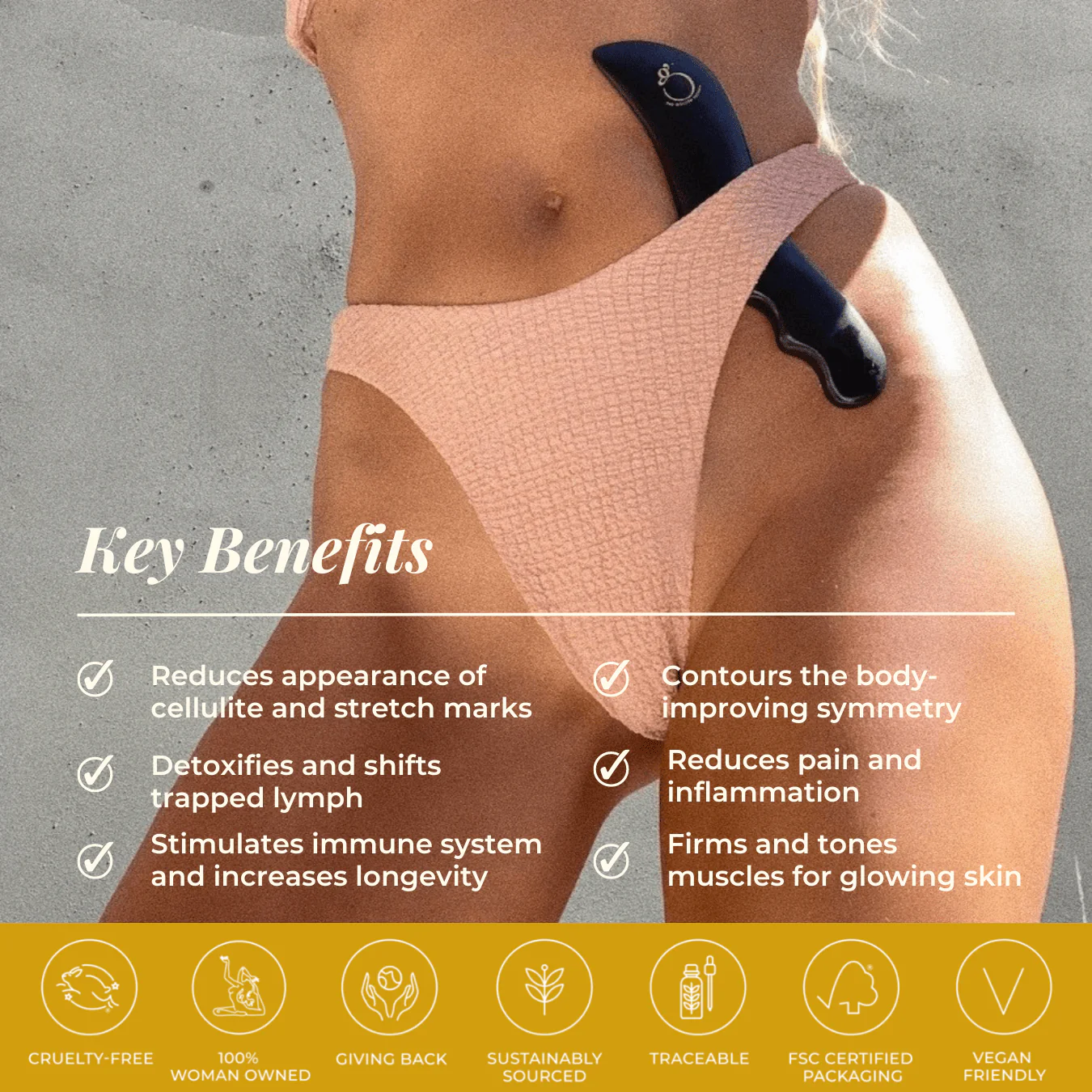 Sculpting Stone Gua Sha Body Tool - Image 5