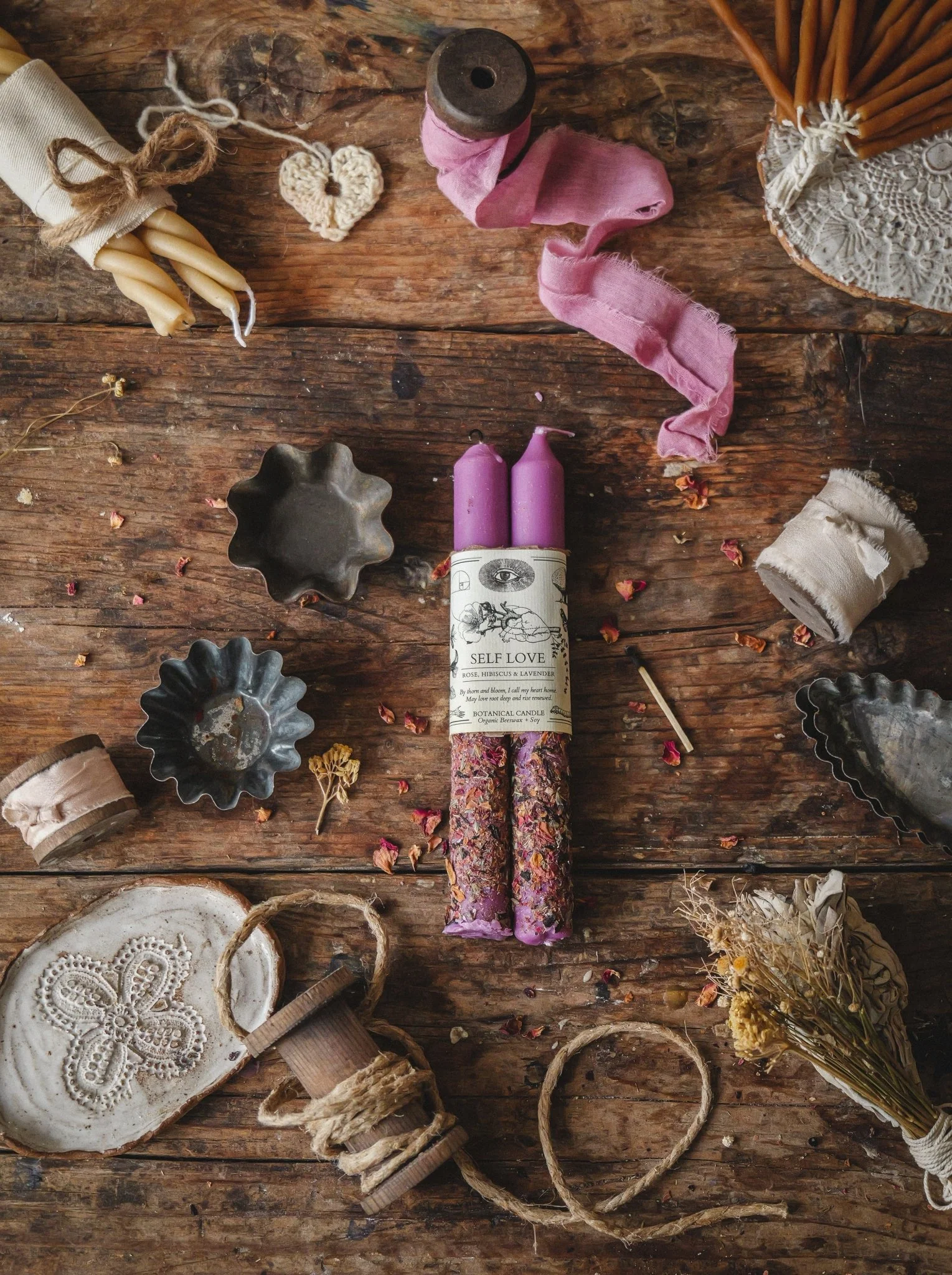 SELF-LOVE RITUAL CANDLE | Heart Healer & Inner Softening - Image 2