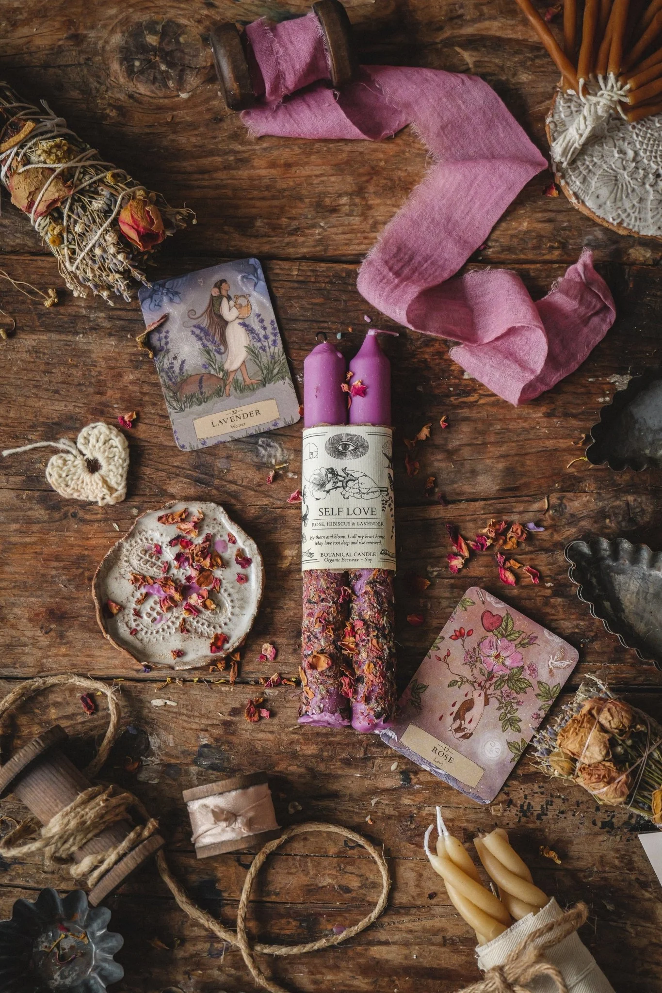 SELF-LOVE RITUAL CANDLE | Heart Healer & Inner Softening - Image 4