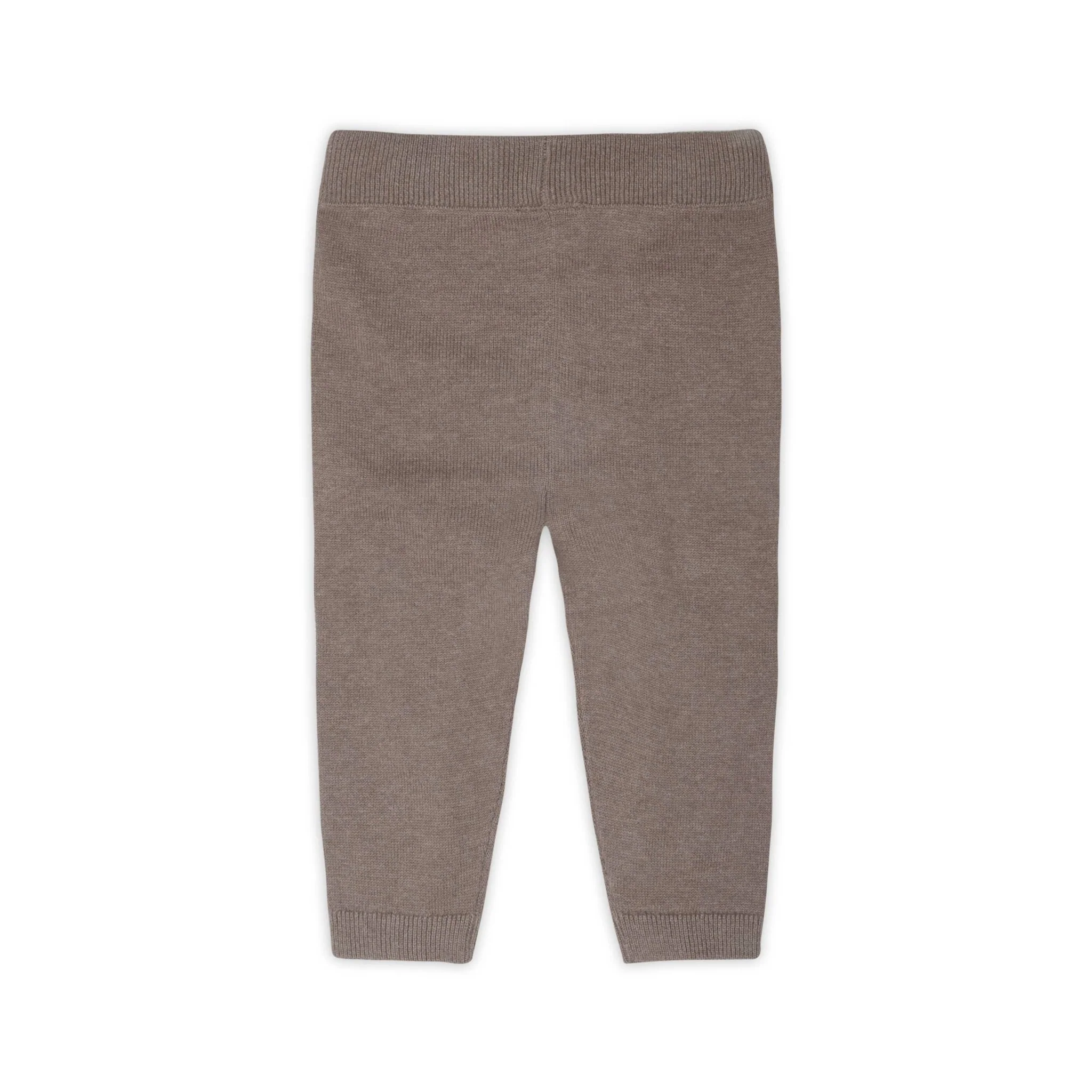 Organic Sheep Jacquard Knit Baby Pullover & Pant Set | Cocoa Heather - Image 8