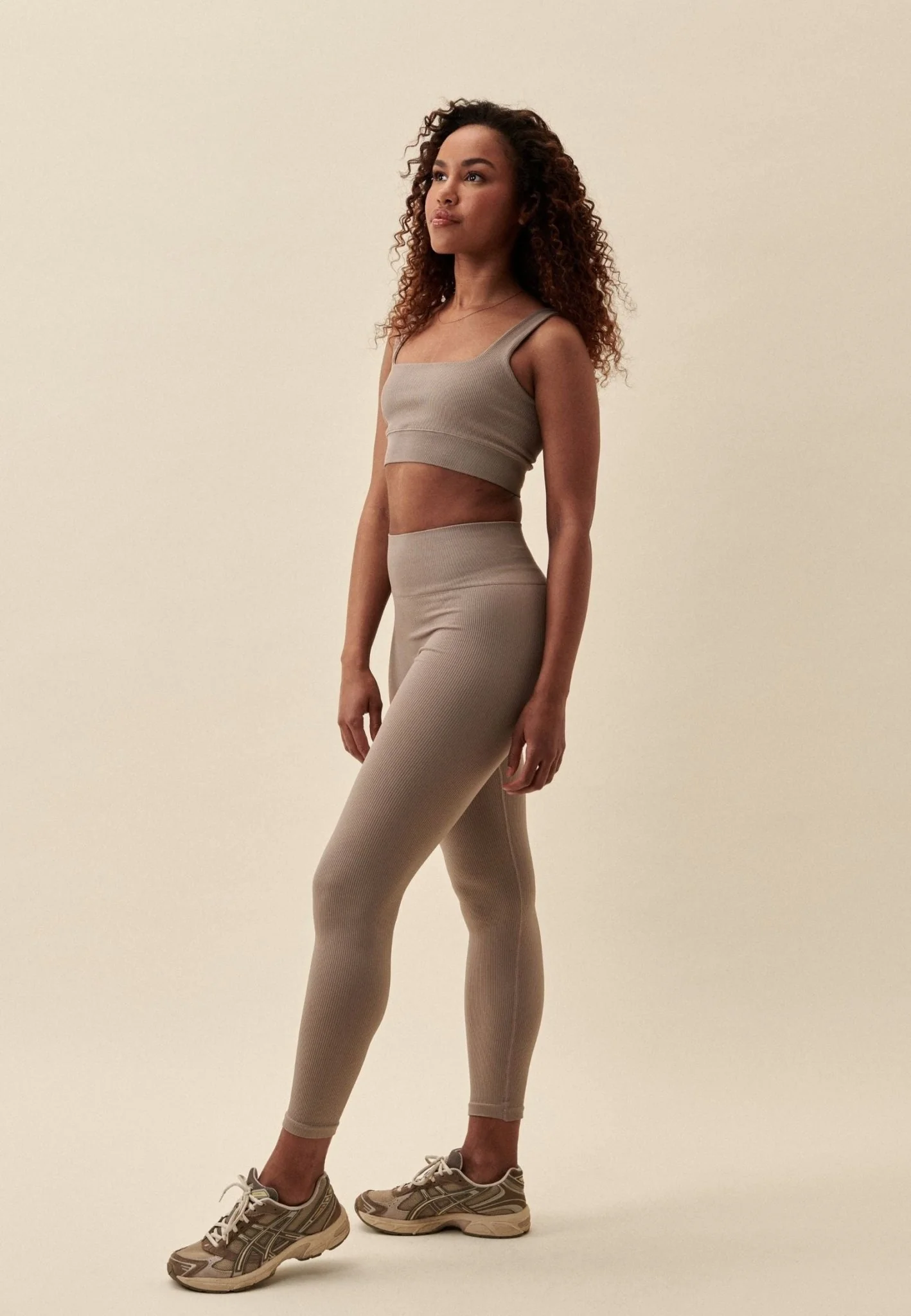 Ribbed Seamless High-Waist Leggings - Image 5
