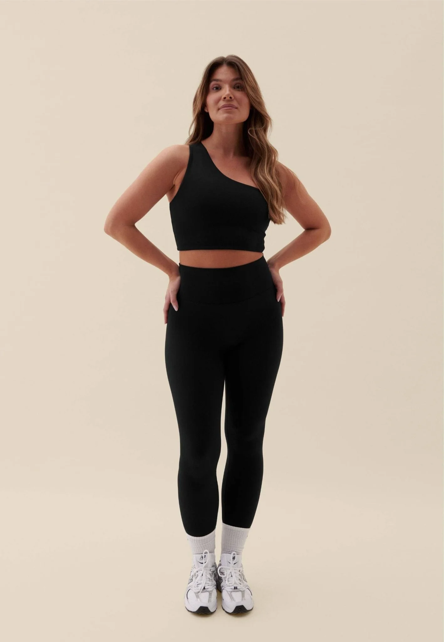 Softsculpt One Shoulder Cropped Yoga Top - Image 3
