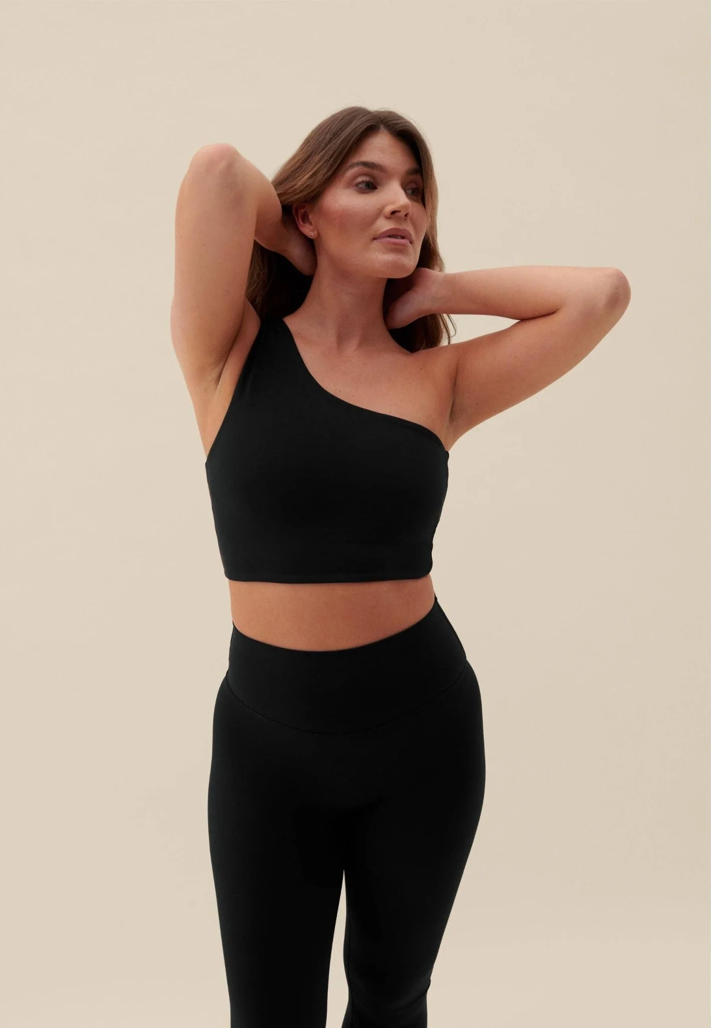Softsculpt One Shoulder Cropped Yoga Top - Image 4