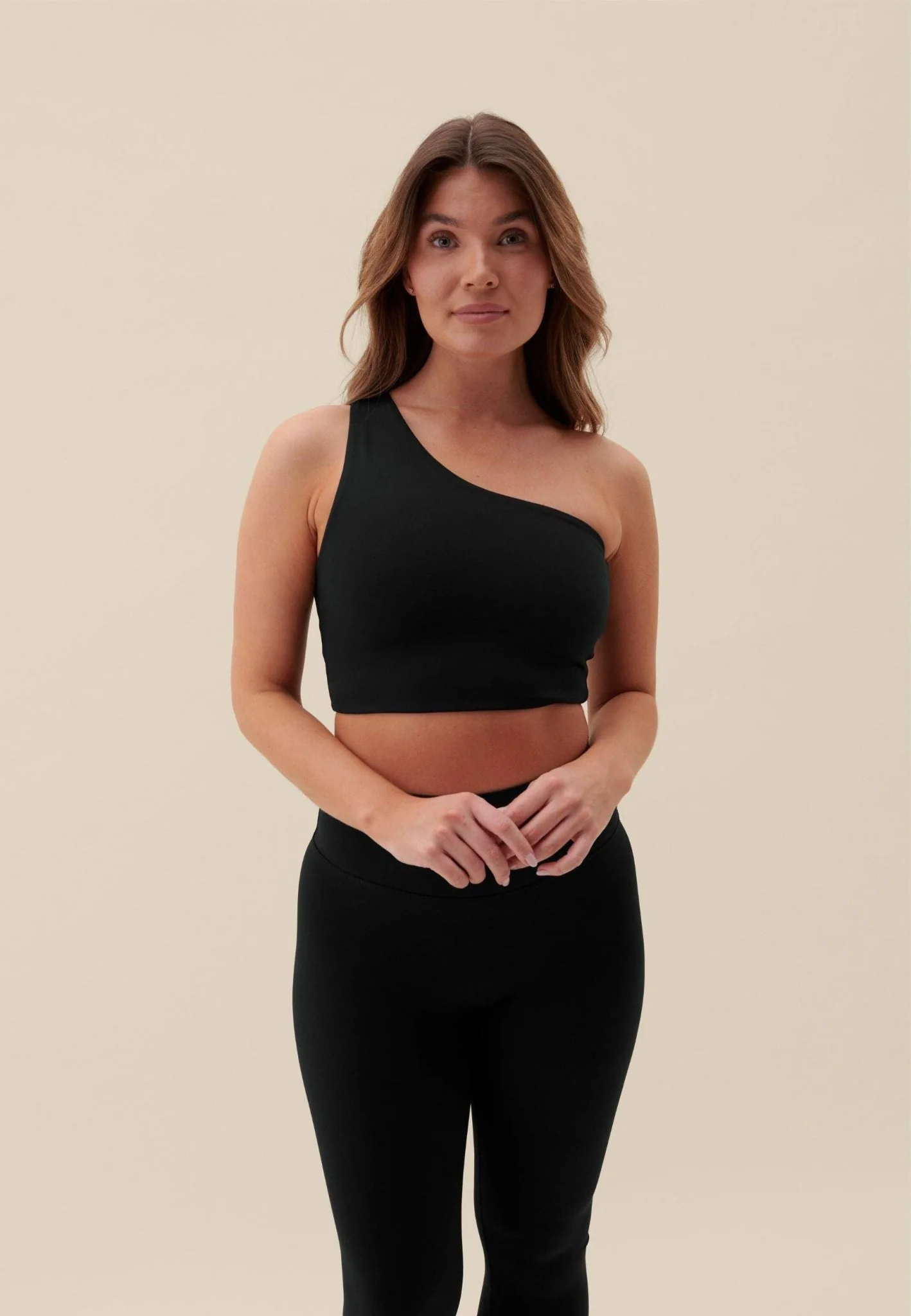 Softsculpt One Shoulder Cropped Yoga Top - Image 5