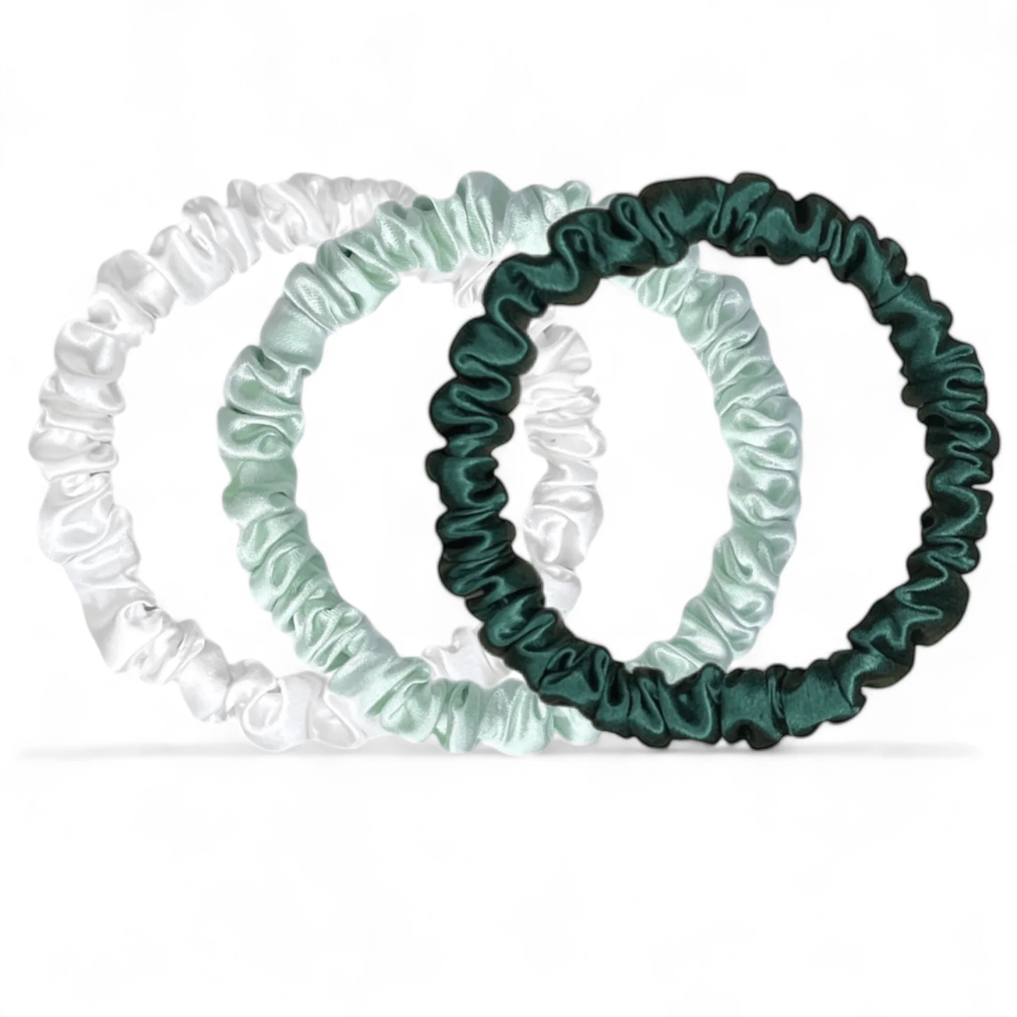 Organic Skinny Silk Scrunchies | Three Pack - Image 11