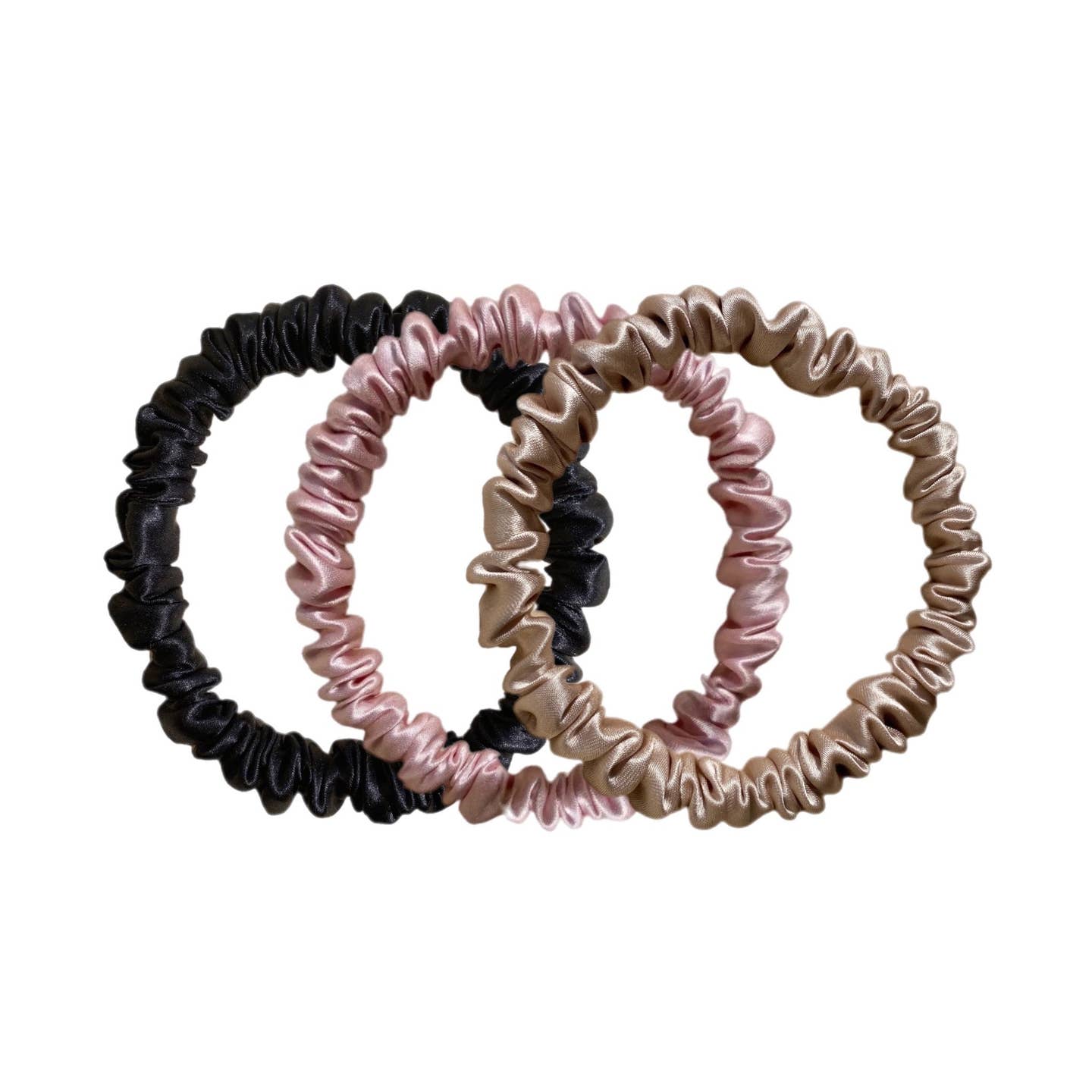 Organic Skinny Silk Scrunchies | Three Pack - Image 13