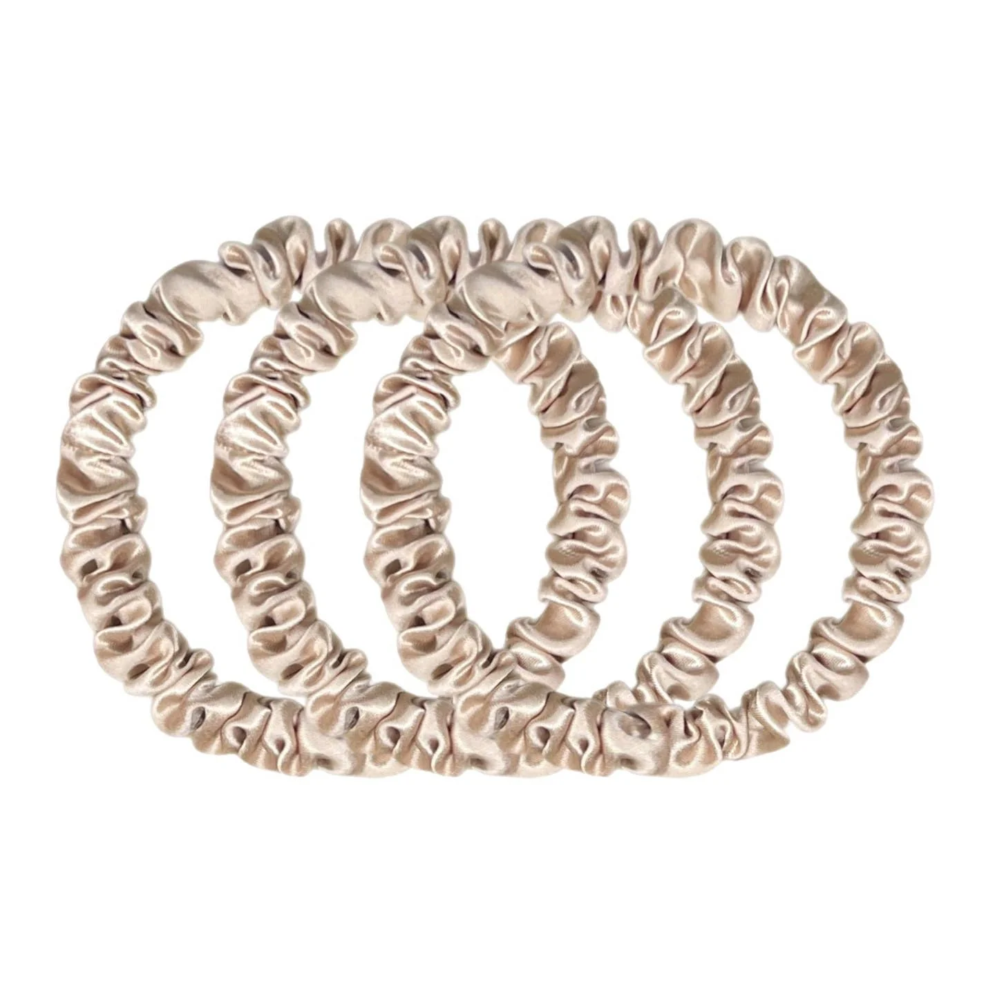 Organic Skinny Silk Scrunchies | Three Pack - Image 14