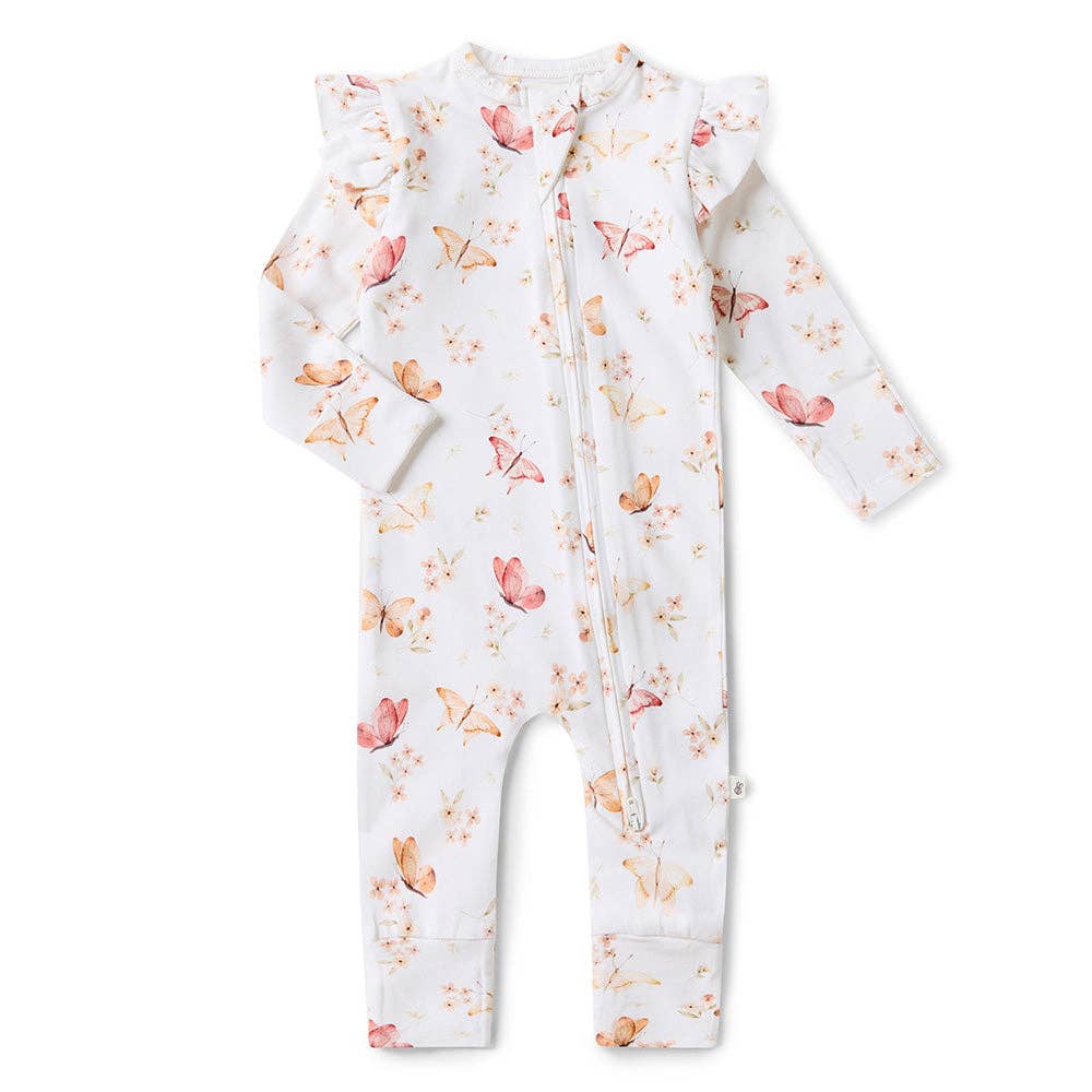 Butterfly Organic Snugglesuit Convertible Romper - Image 2