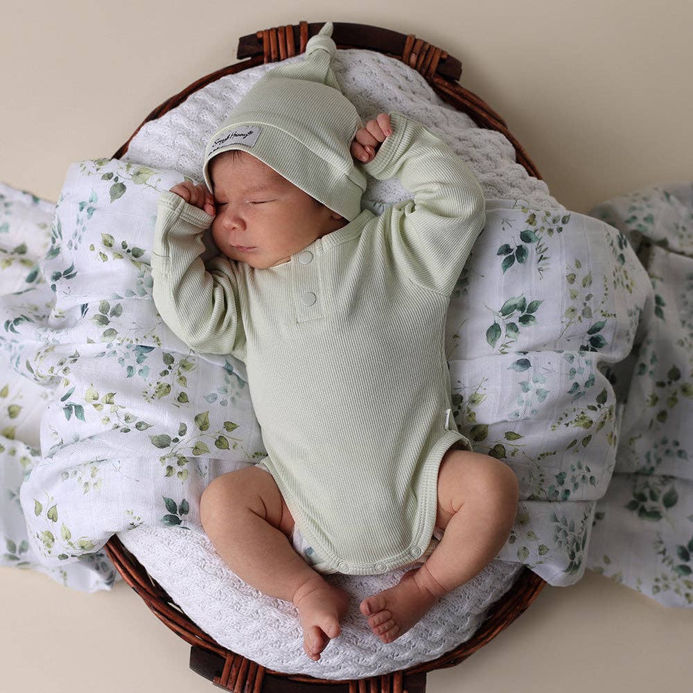 Honeydew Long Sleeve Organic Bodysuit - Image 2