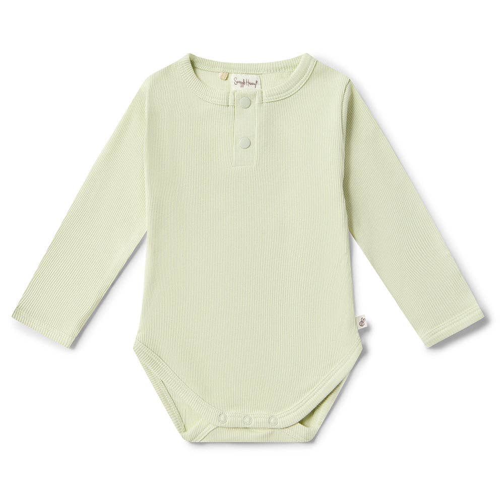Honeydew Long Sleeve Organic Bodysuit - Image 3