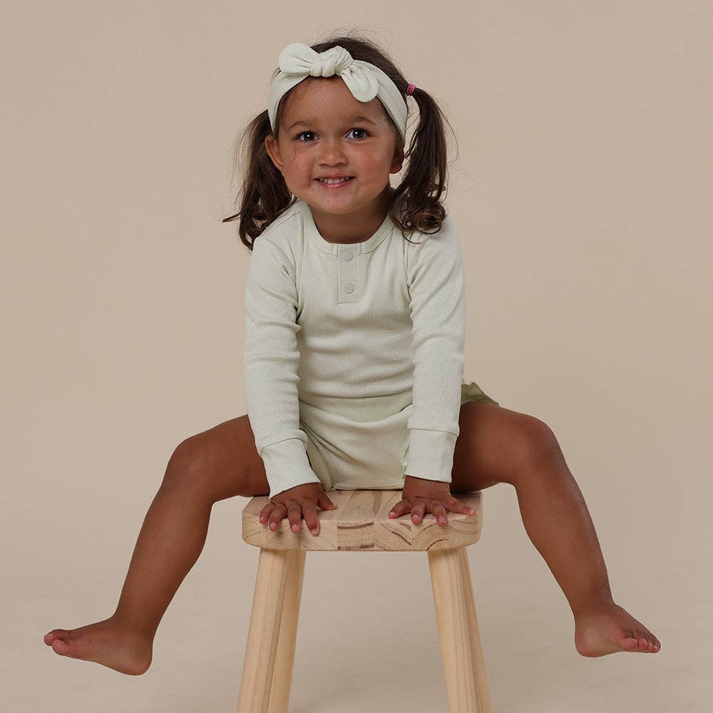 Honeydew Long Sleeve Organic Bodysuit - Image 5