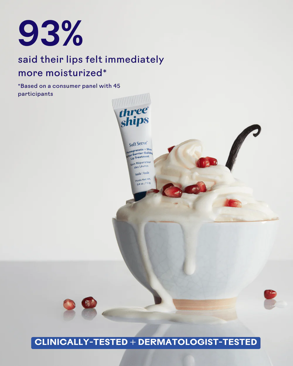 SoftServe™ Pomegranate + Shea Butter Barrier-Building Lip Treatment - Image 3