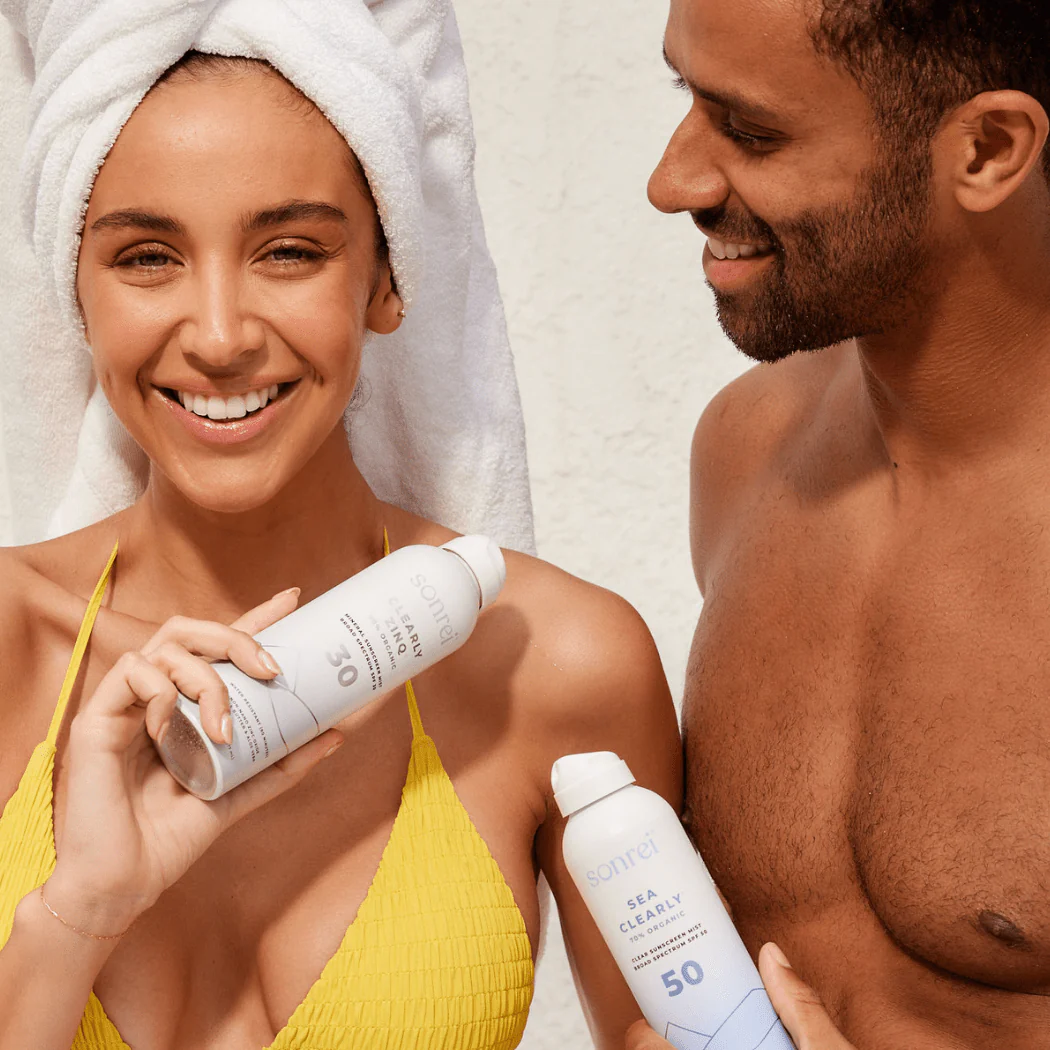 Sonrei Clearly Zinq Organic Mineral Sunscreen Mist | SPF 30 - Image 4