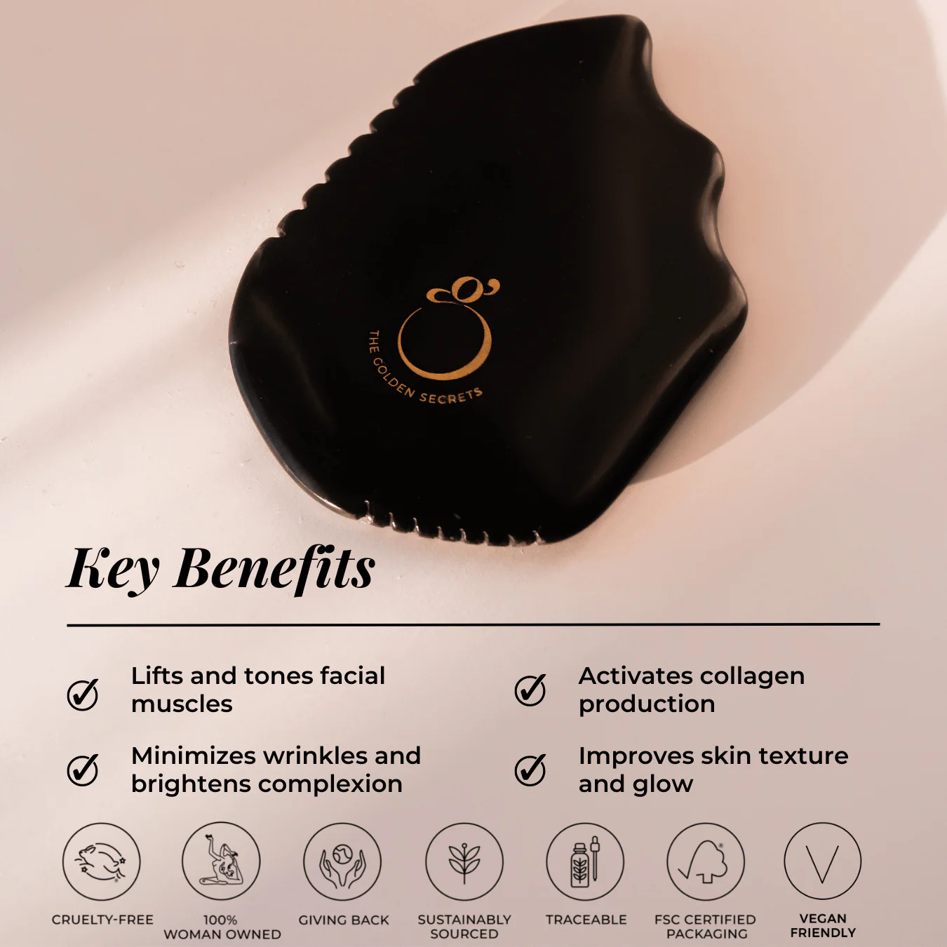 Sorceress Stone Gua Sha Beauty Tool - Image 3