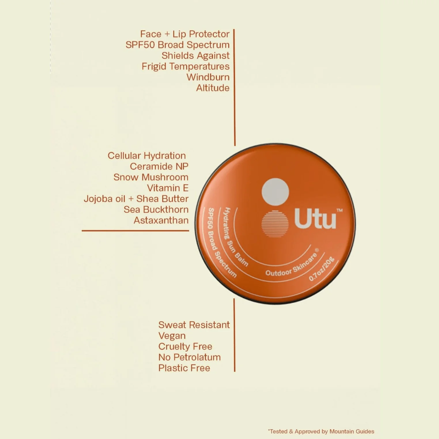 SPF50 Hydrating Sun Balm  Face & Lip Protector - Image 2