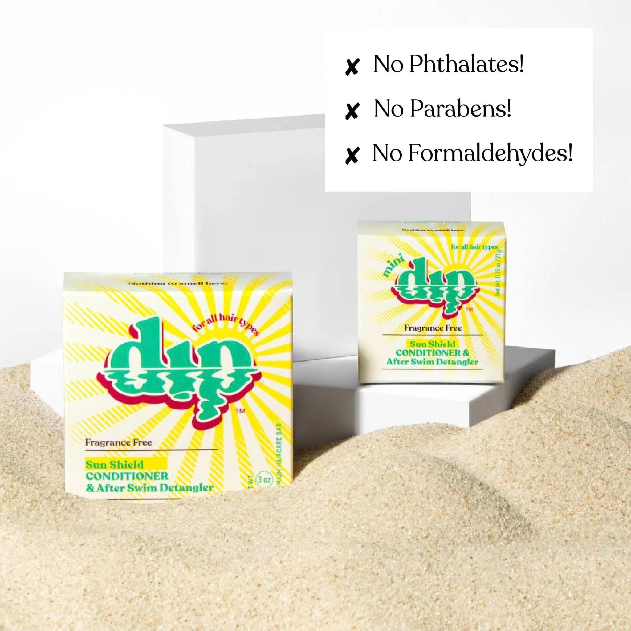 Sun Shield Conditioner Bar & After Swim Detangler | Fragrance Free - Image 5
