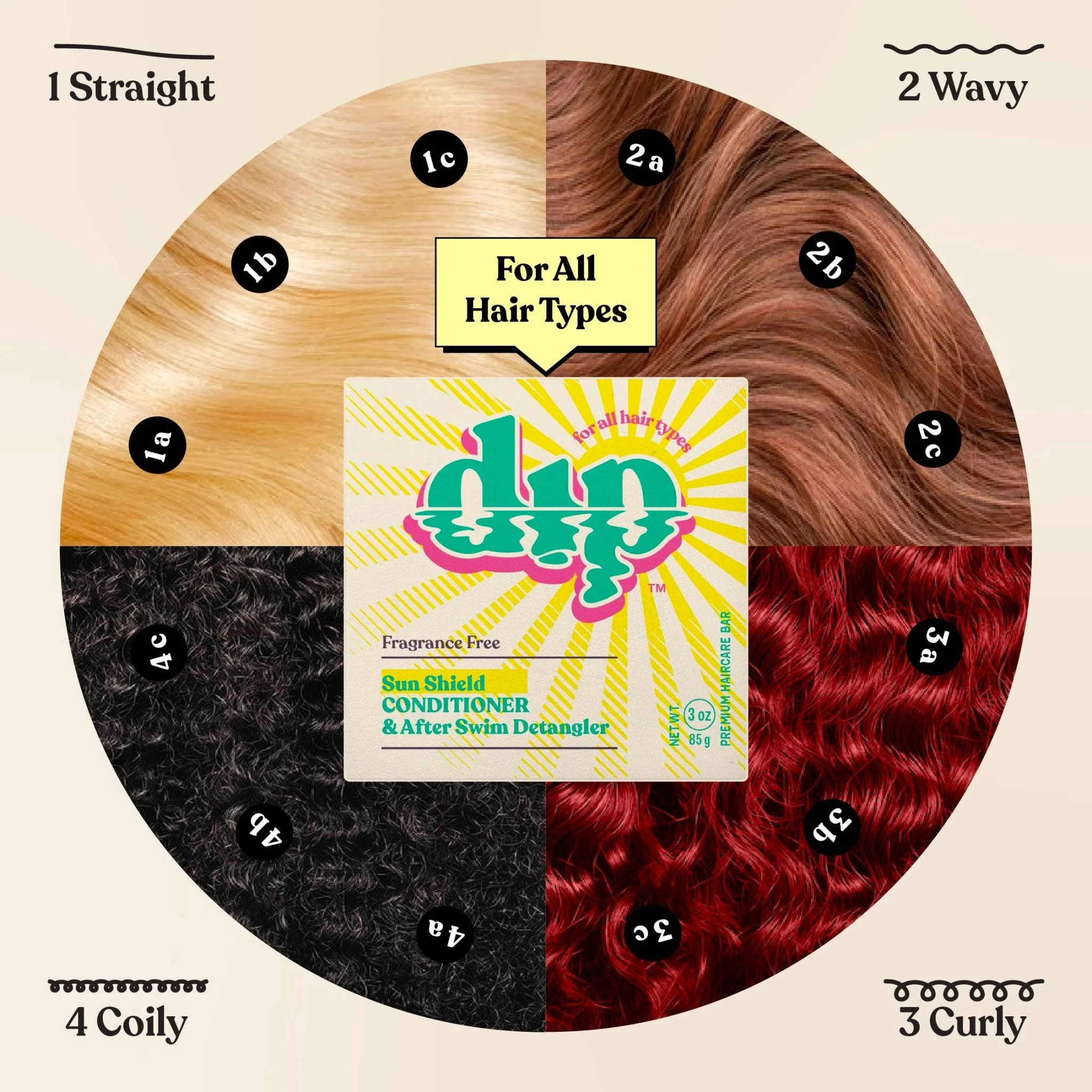 Sun Shield Conditioner Bar & After Swim Detangler | Fragrance Free - Image 7
