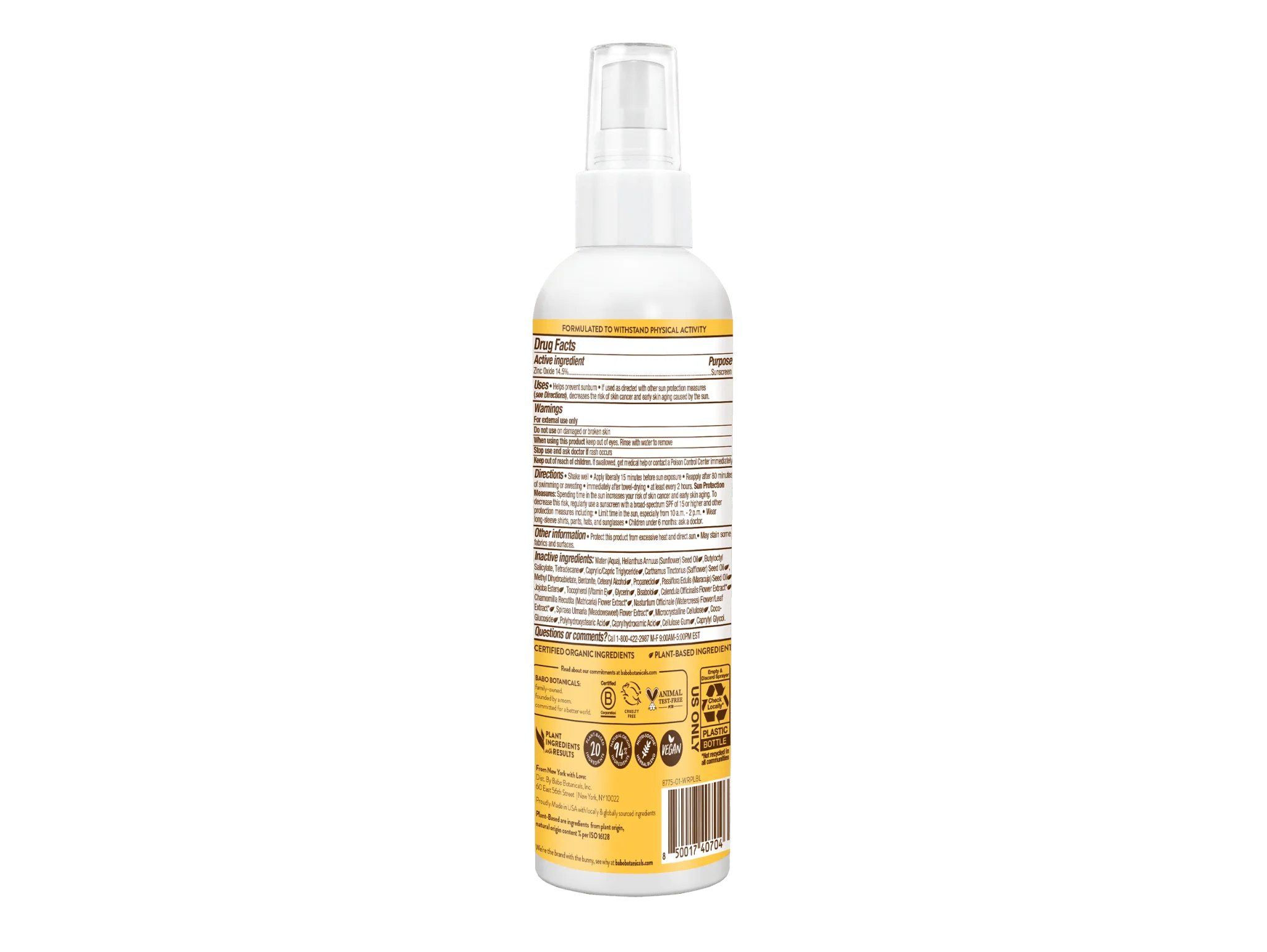 Swim & Sport Mineral Sunscreen Spray | SPF30 - Image 2