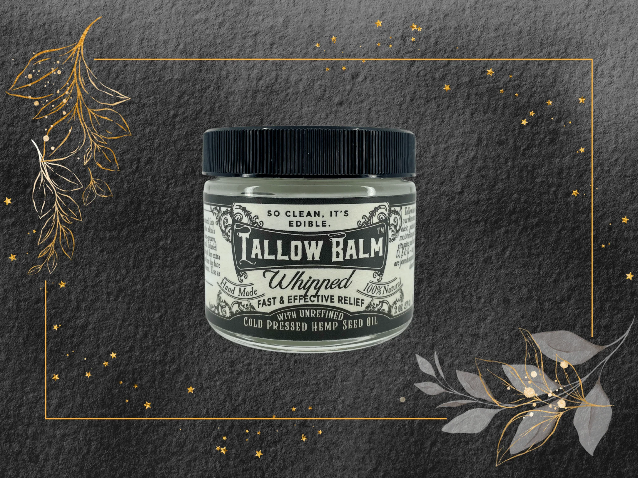 Tallow Balm | Whipped with Hemp Seed Oil - Image 3