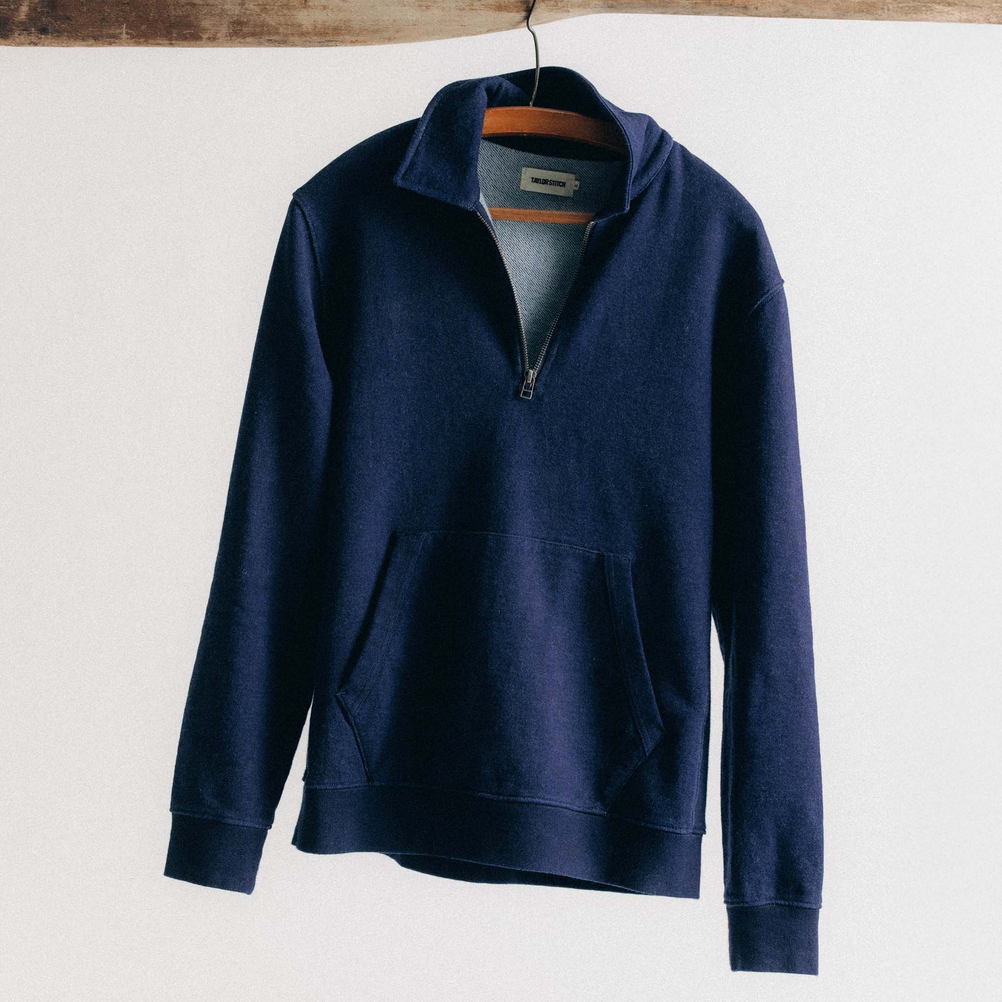 The Apres Quarter Zip | Rinsed Indigo - Image 4