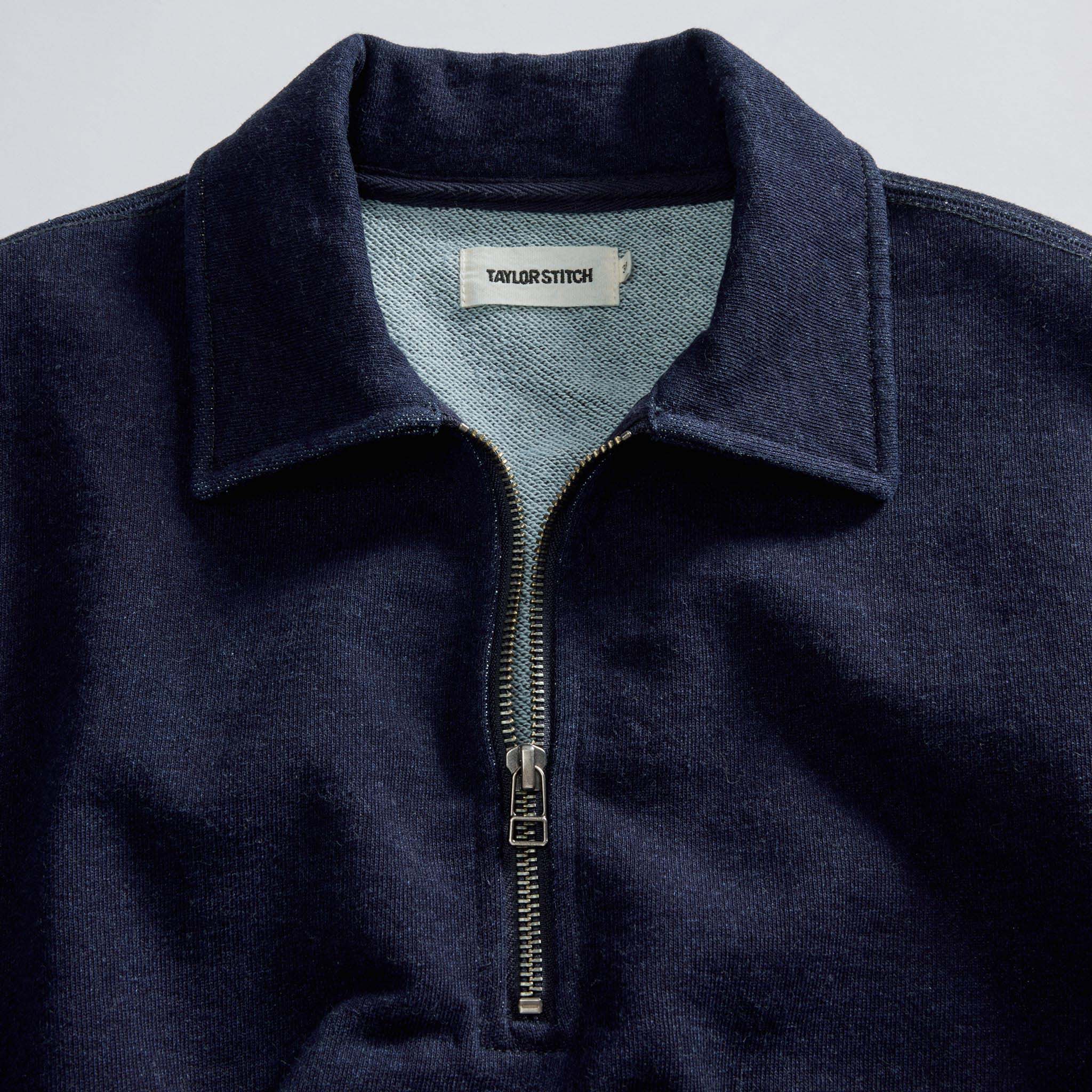 The Apres Quarter Zip | Rinsed Indigo - Image 5