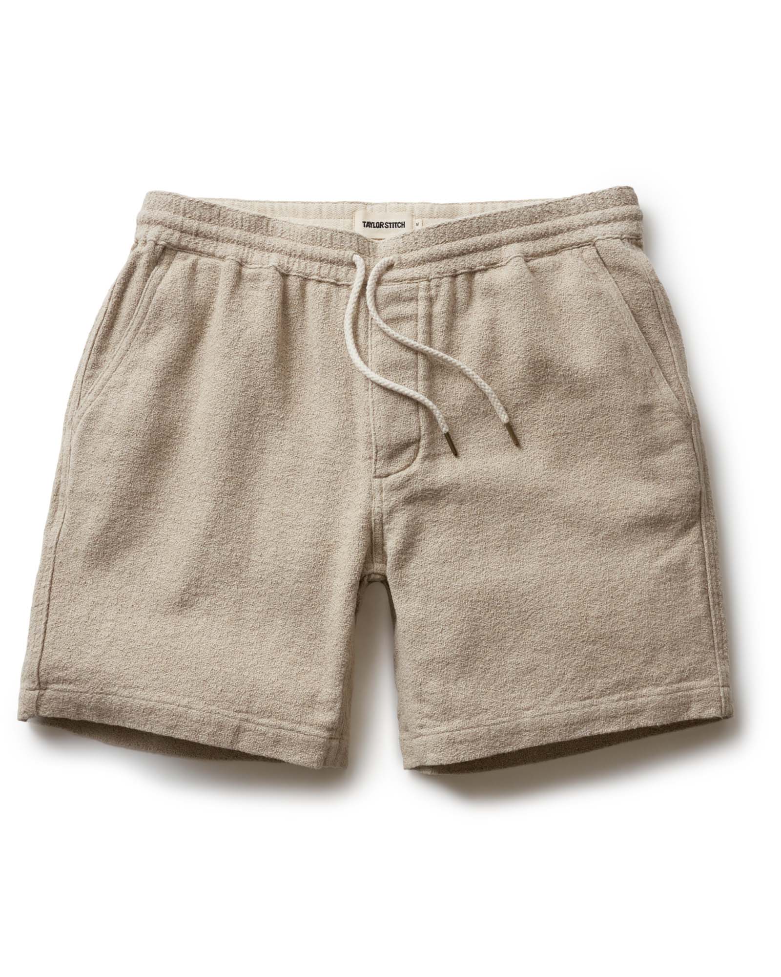 The Apres Short | Heather Oat Crepe - Image 2