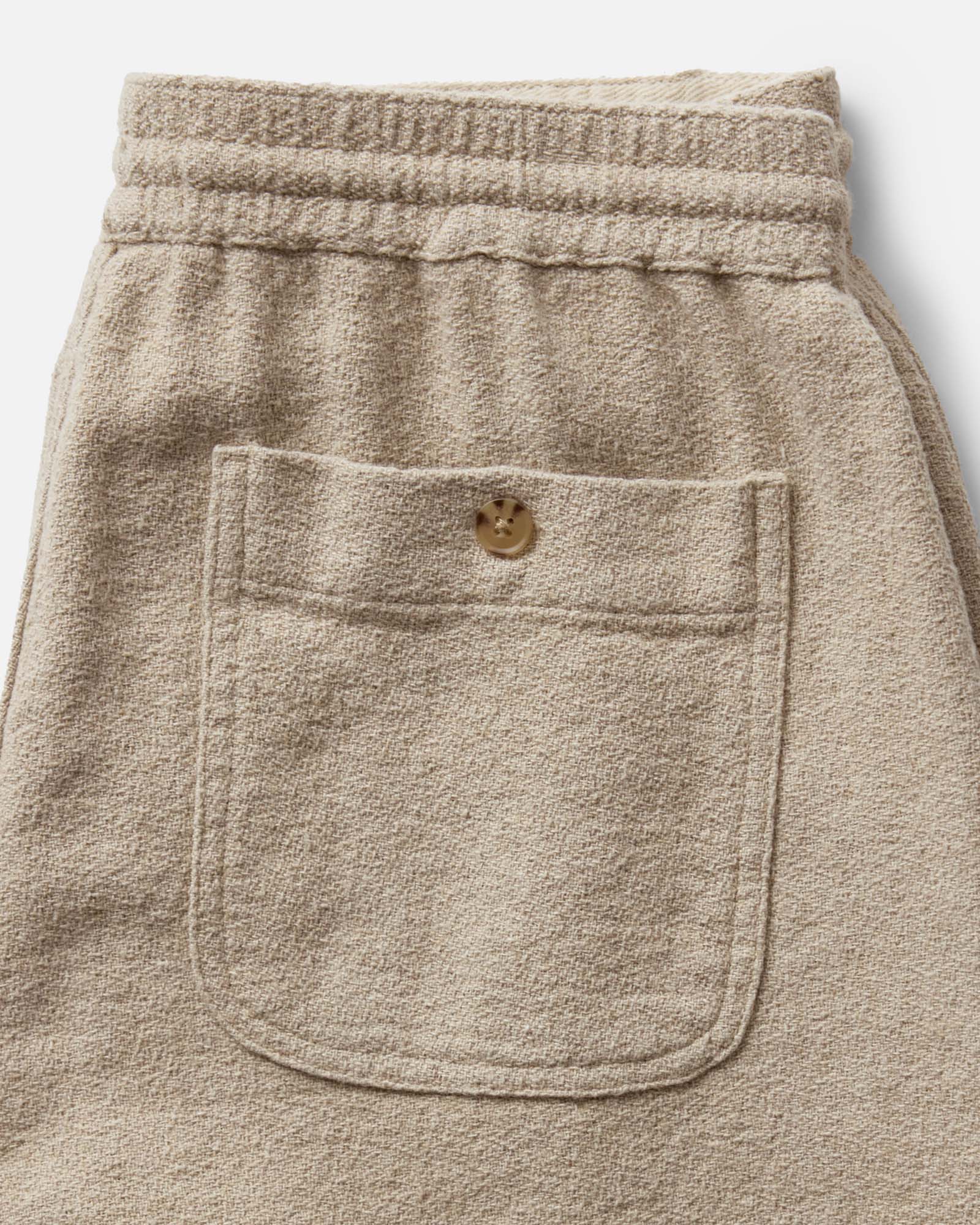 The Apres Short | Heather Oat Crepe - Image 6