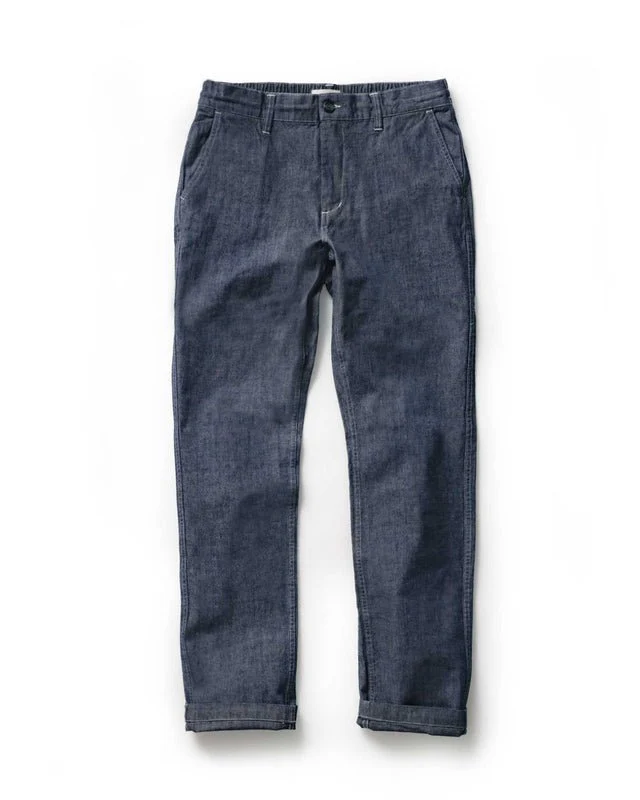 The Easy Pant | Washed Indigo Chambray - Image 2