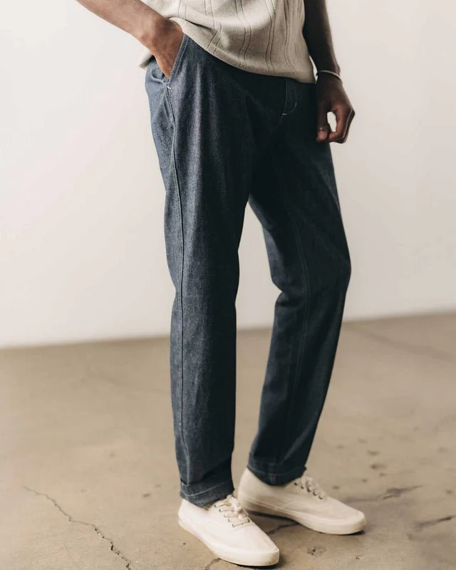 The Easy Pant | Washed Indigo Chambray - Image 5