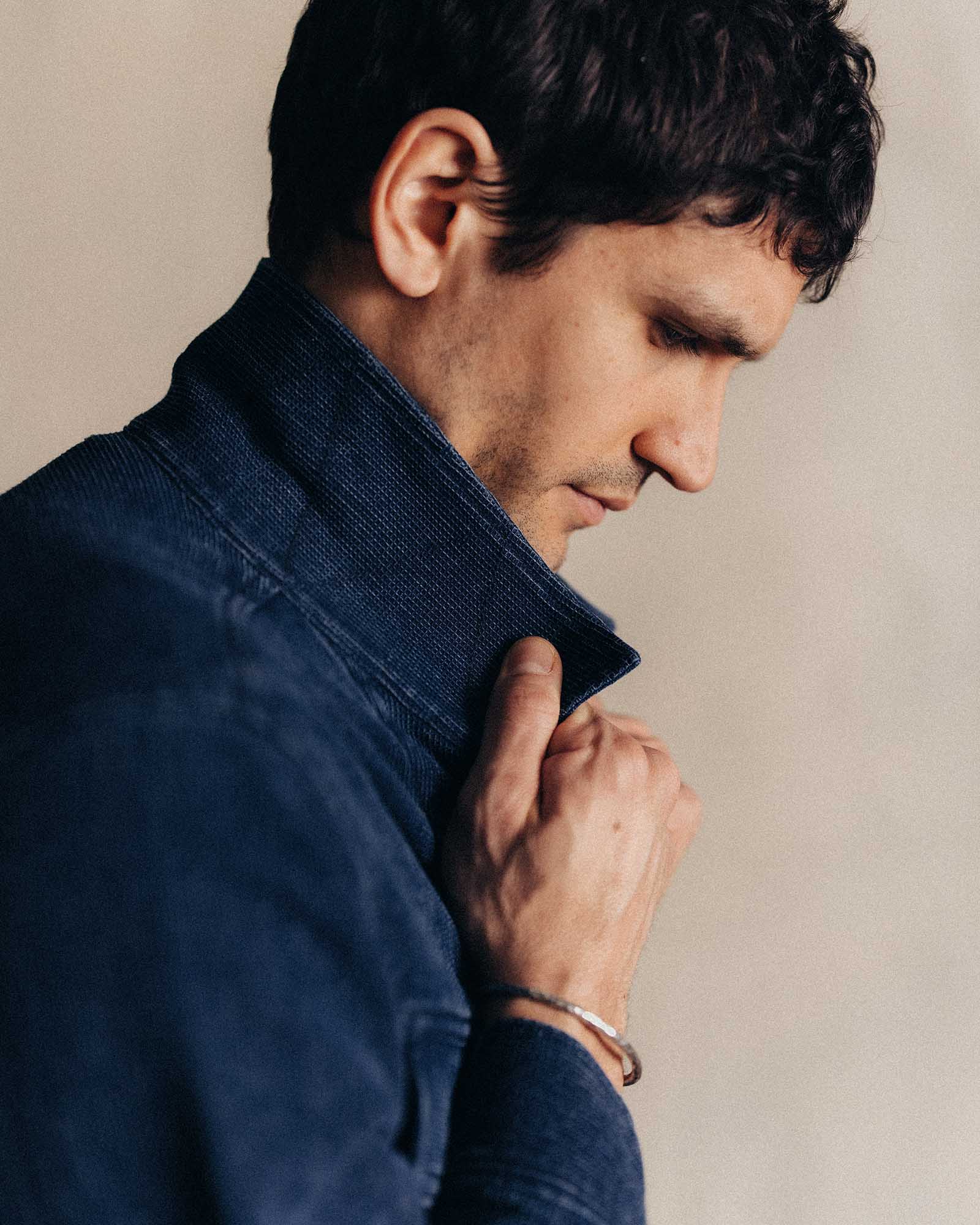 The Long Haul Jacket | Rinsed Indigo Waffle - Image 3