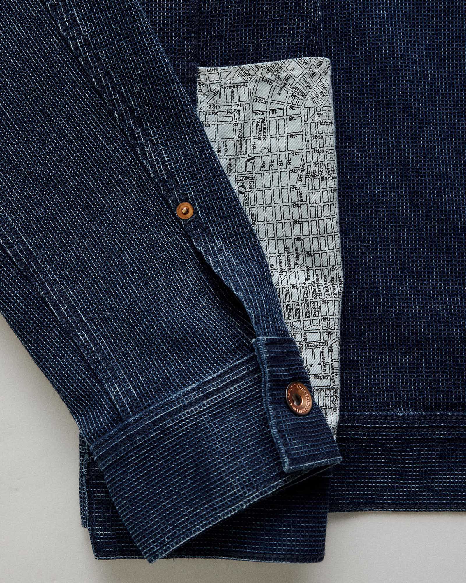 The Long Haul Jacket | Rinsed Indigo Waffle - Image 5