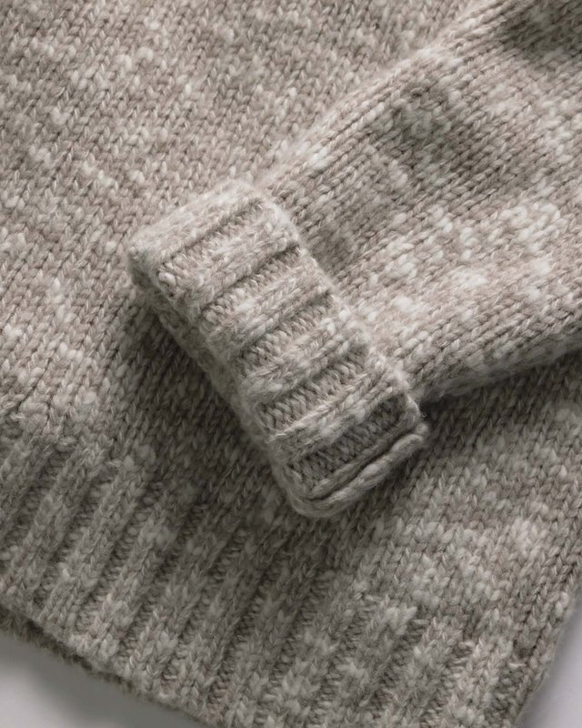 The Match V-Neck Sweater | Sable Merino Slub - Image 5