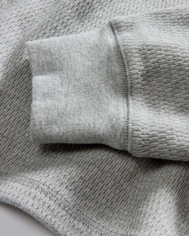 The Organic Cotton Crew | Heather Grey Waffle - Image 5