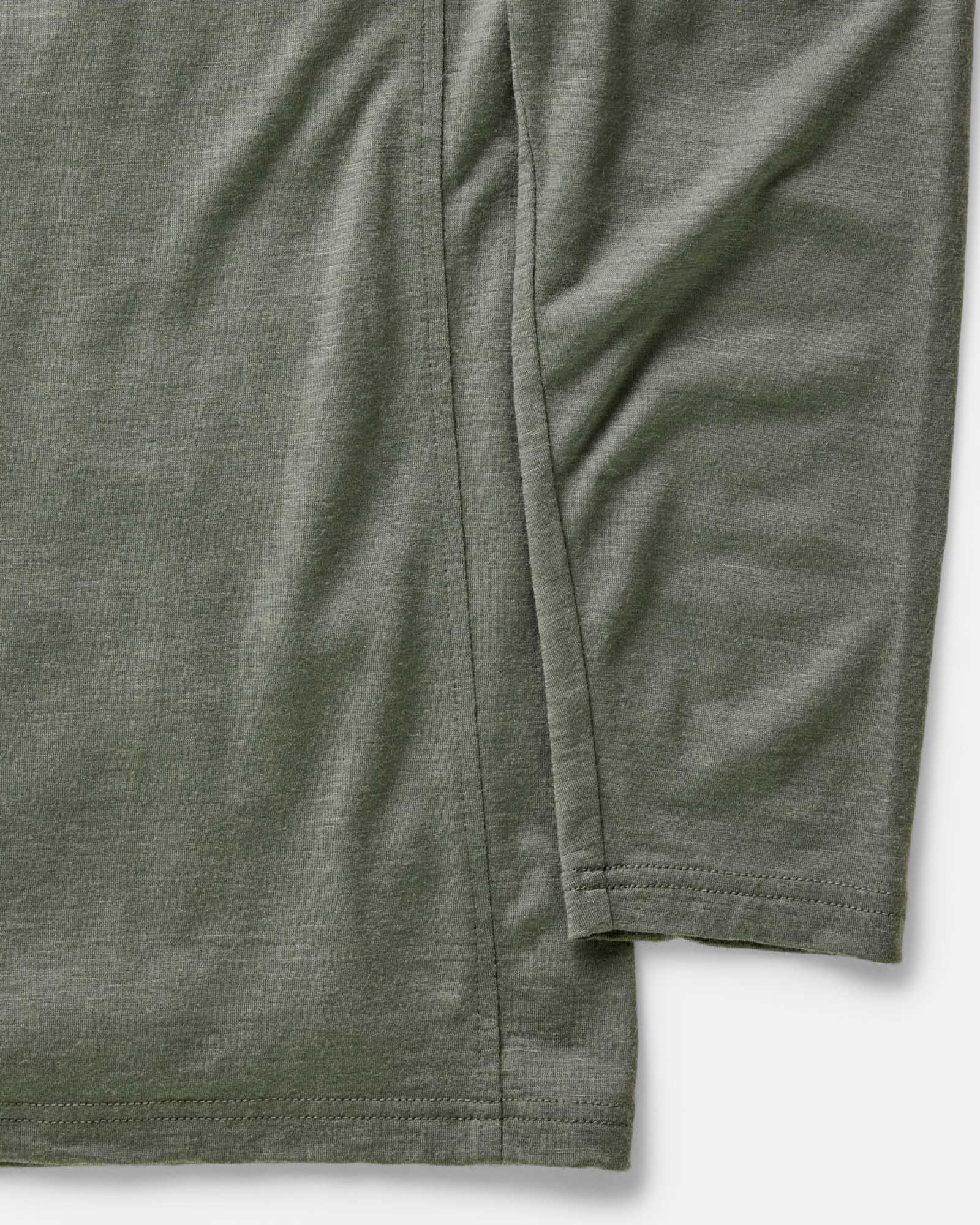 The Ridgeline Merino Half Zip | Field Olive - Image 5