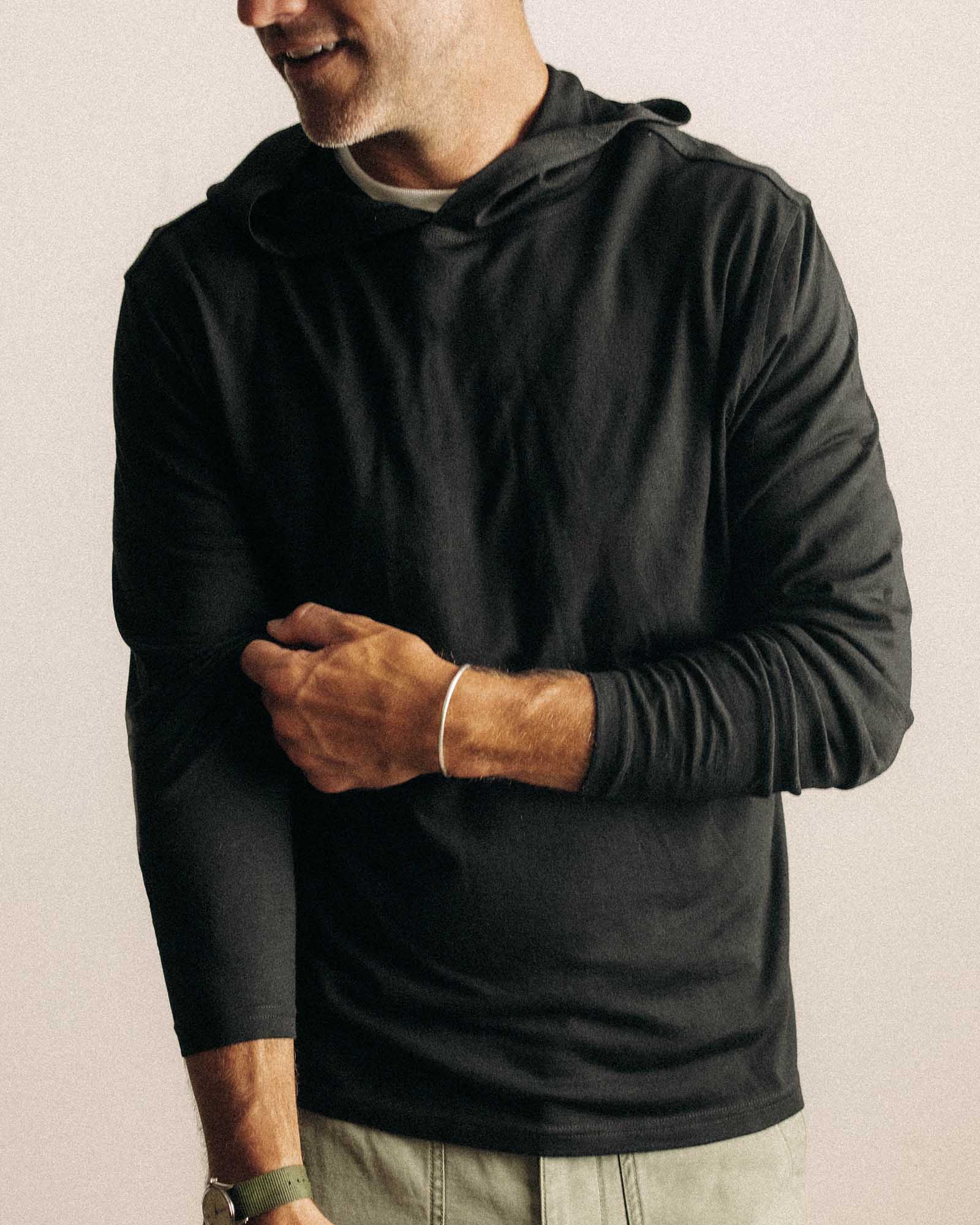 The Ridgeline Merino Hoodie | Coal - Image 3