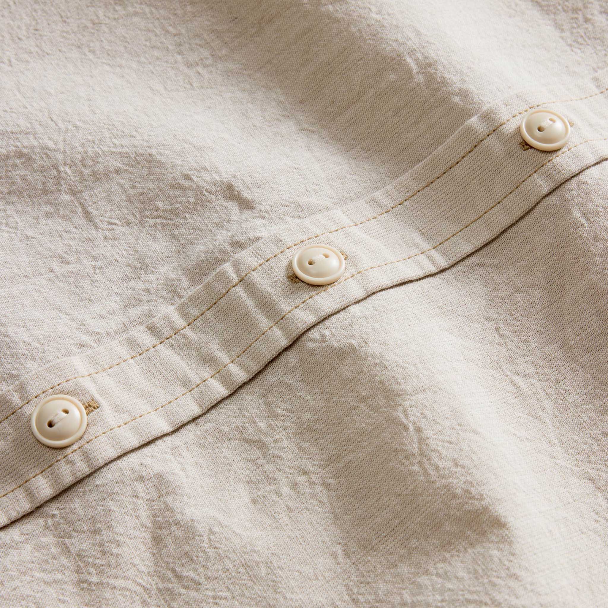 The Short Sleeve Utility Shirt | Natural Selvedge Chambray - Image 6