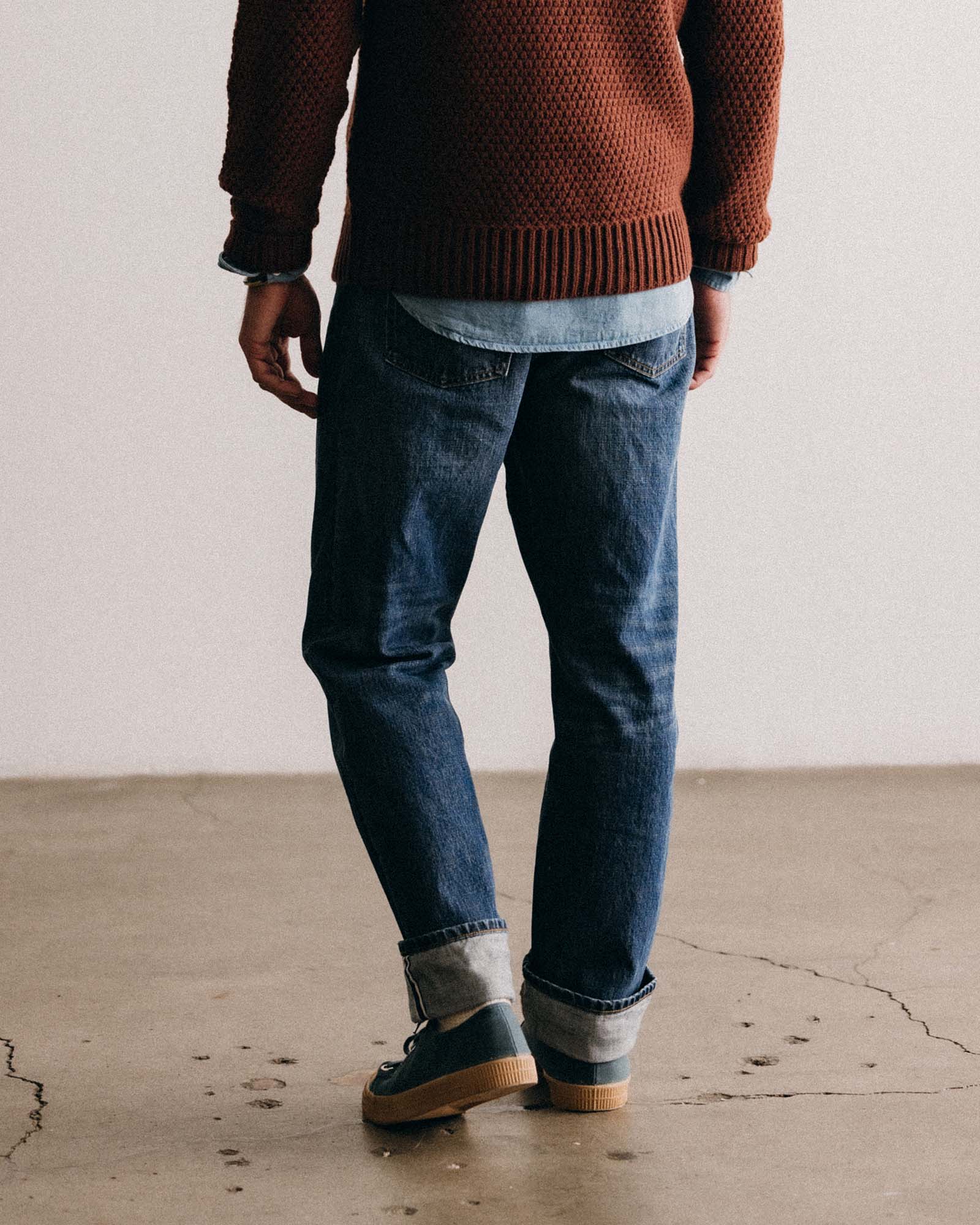 The Straight Jean | Mid Wash Organic Selvedge - Image 3