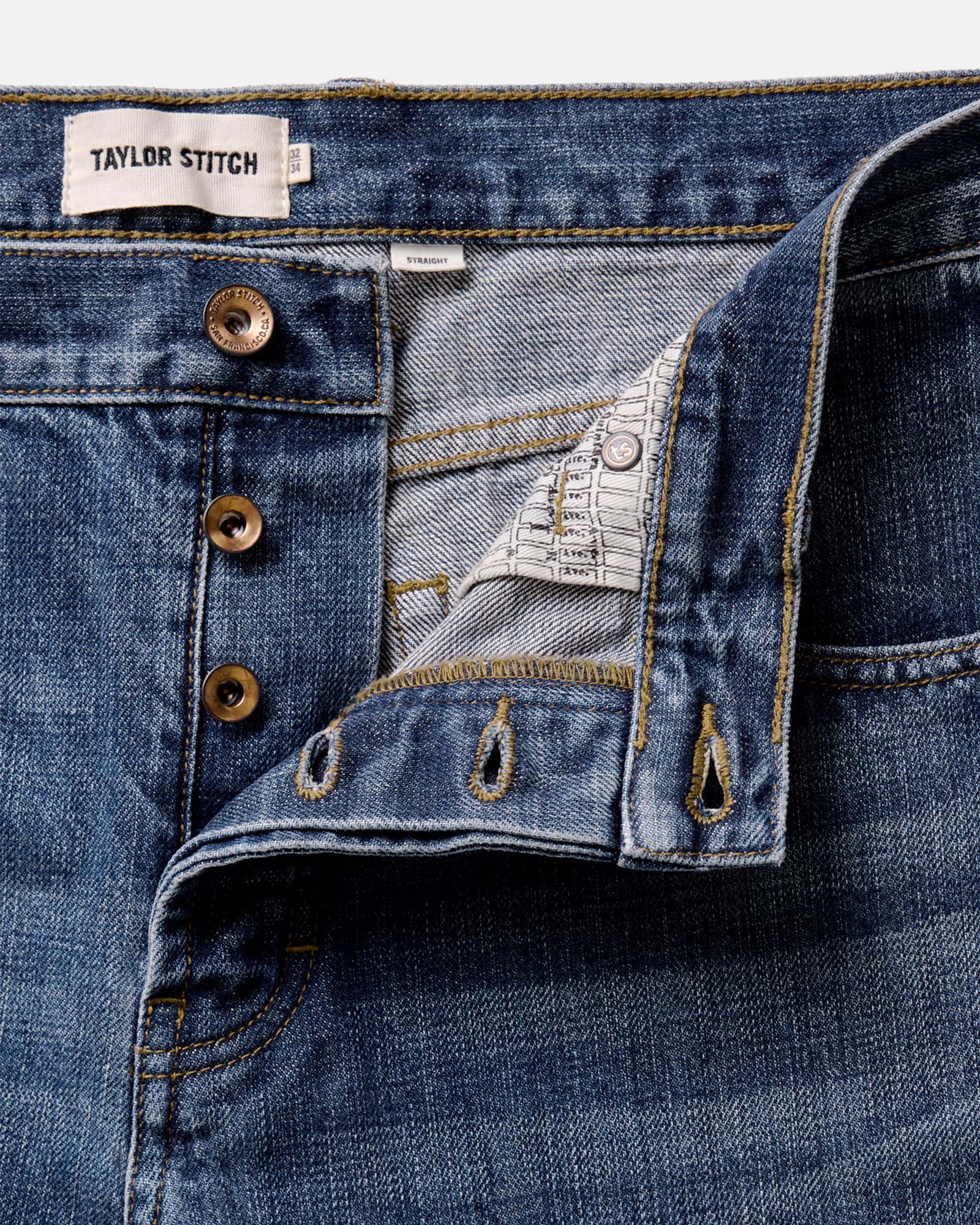 The Straight Jean | Mid Wash Organic Selvedge - Image 5