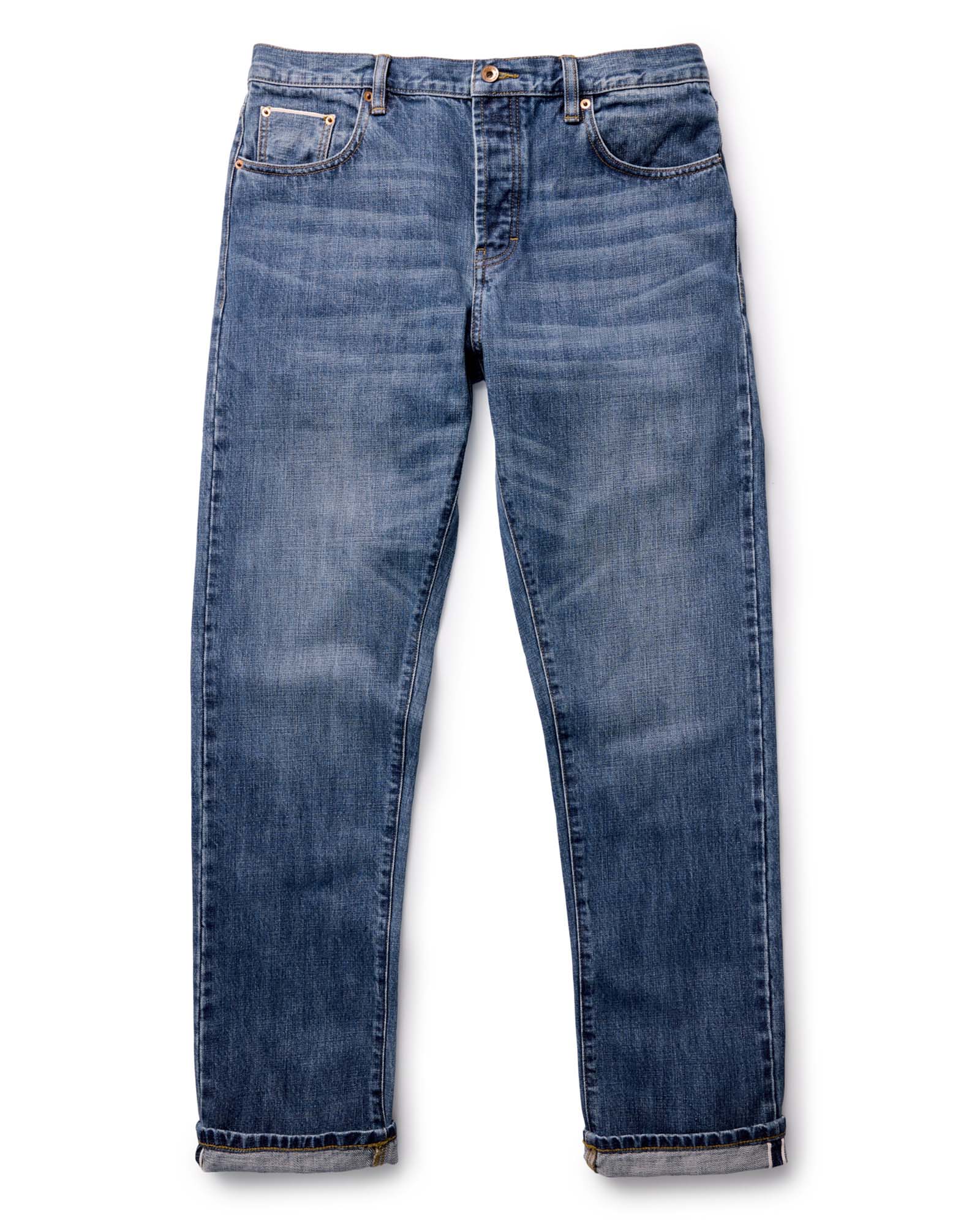 The Straight Jean | Mid Wash Organic Selvedge - Image 6