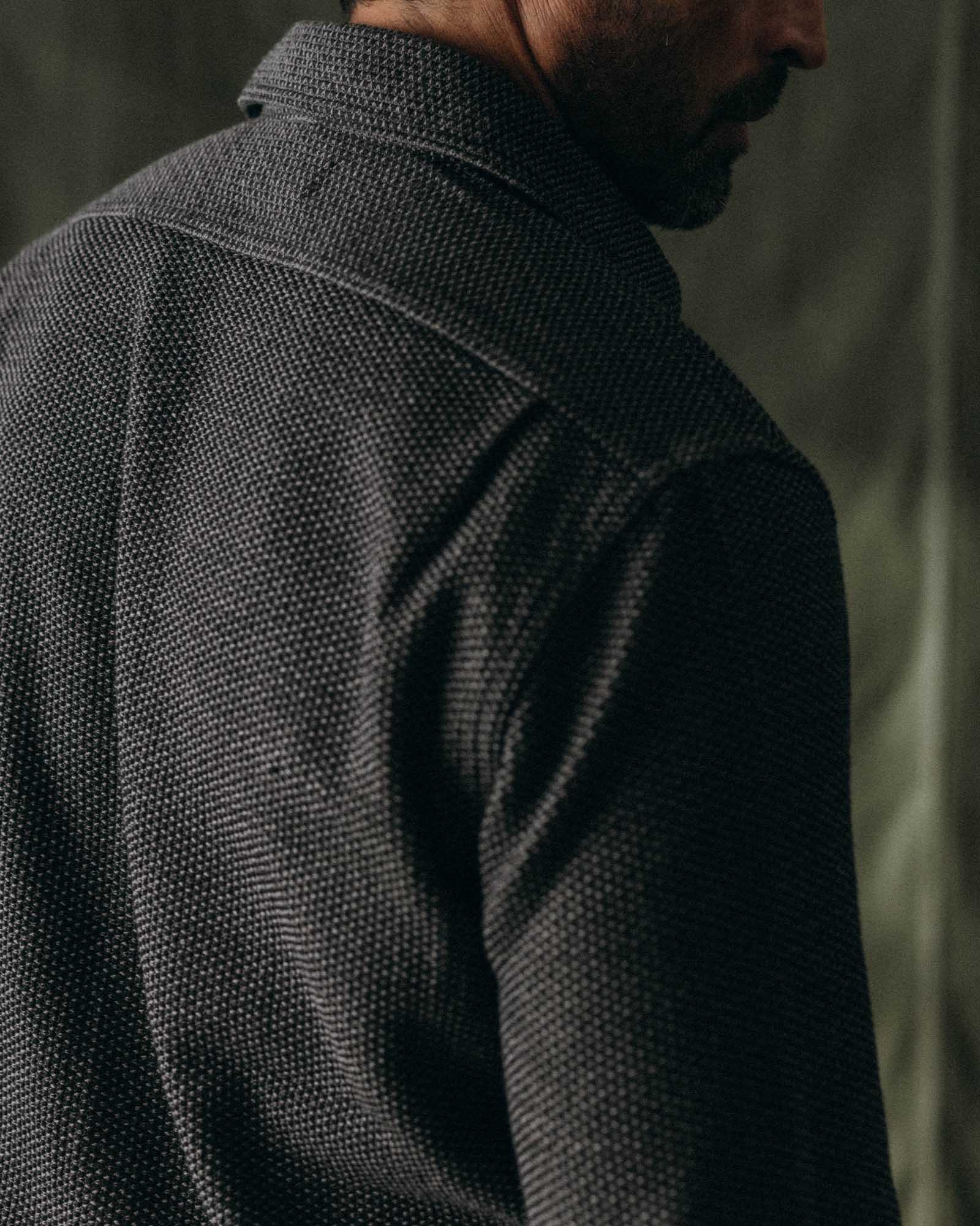 The Utility Shirt | Charcoal Sashiko - Image 3